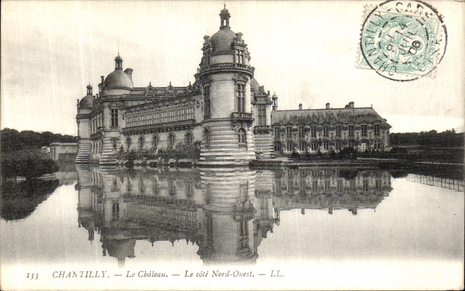 CPA Chantilly Le Chateau Le Cote Nord Quest