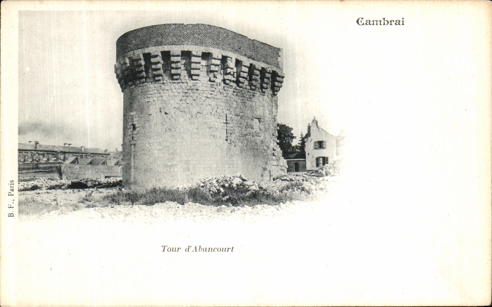 CPA Cambrai Tour D Abancourt 