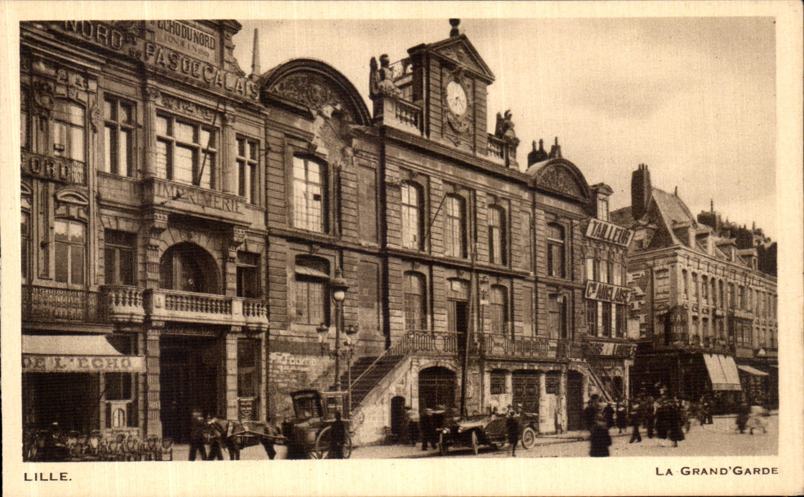 VINTAGE POSTCARD Lille the Large one Keeps