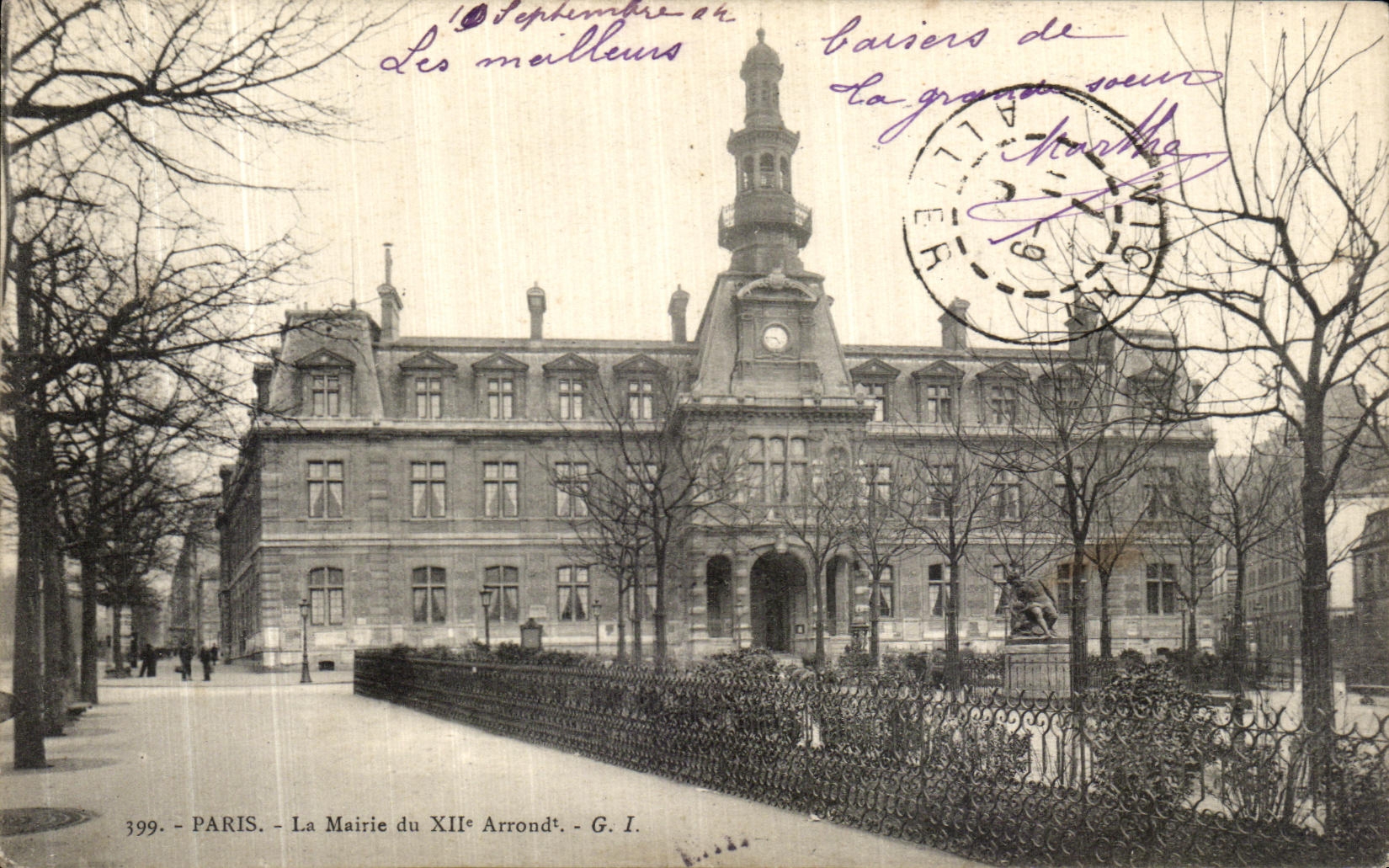 CPA Paris La Mairie du 12eme