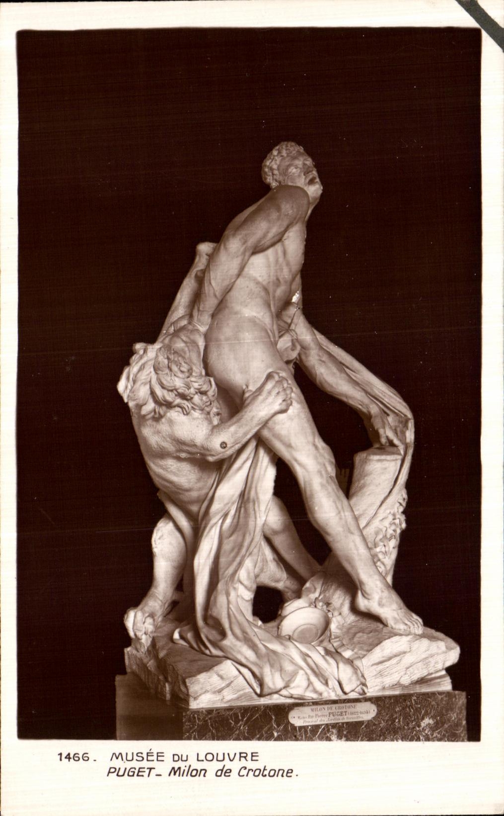 CPA Musee Du Louvre Puget Milon de Crotone