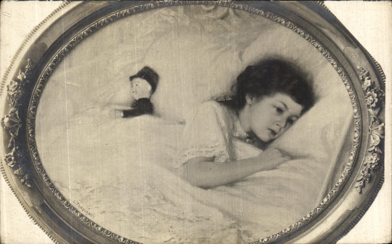 VINTAGE POSTCARD Living rooms of Paris L Tanquerey First Cloud