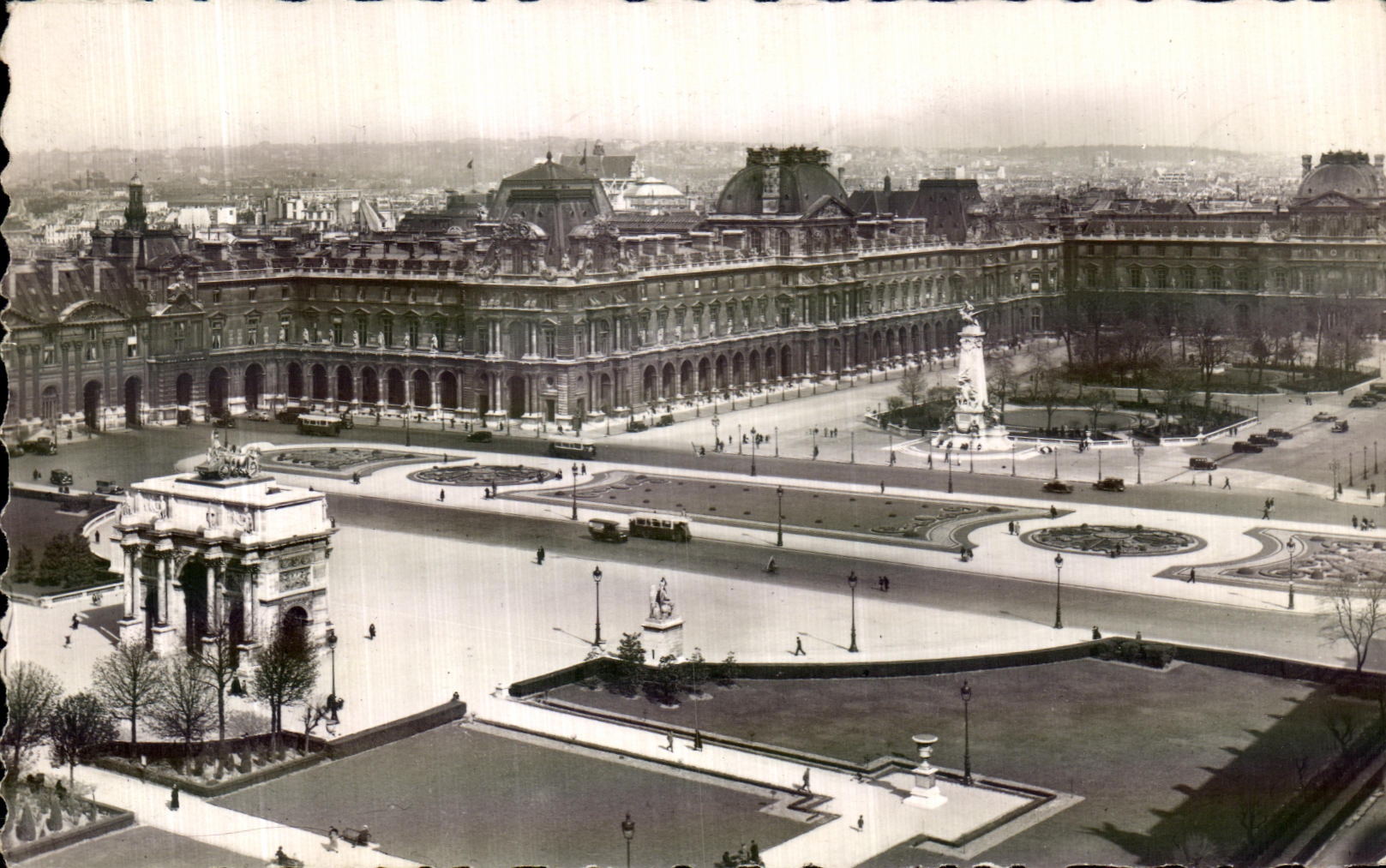 CPSM Paris coloca el carrusel de la lumbrera