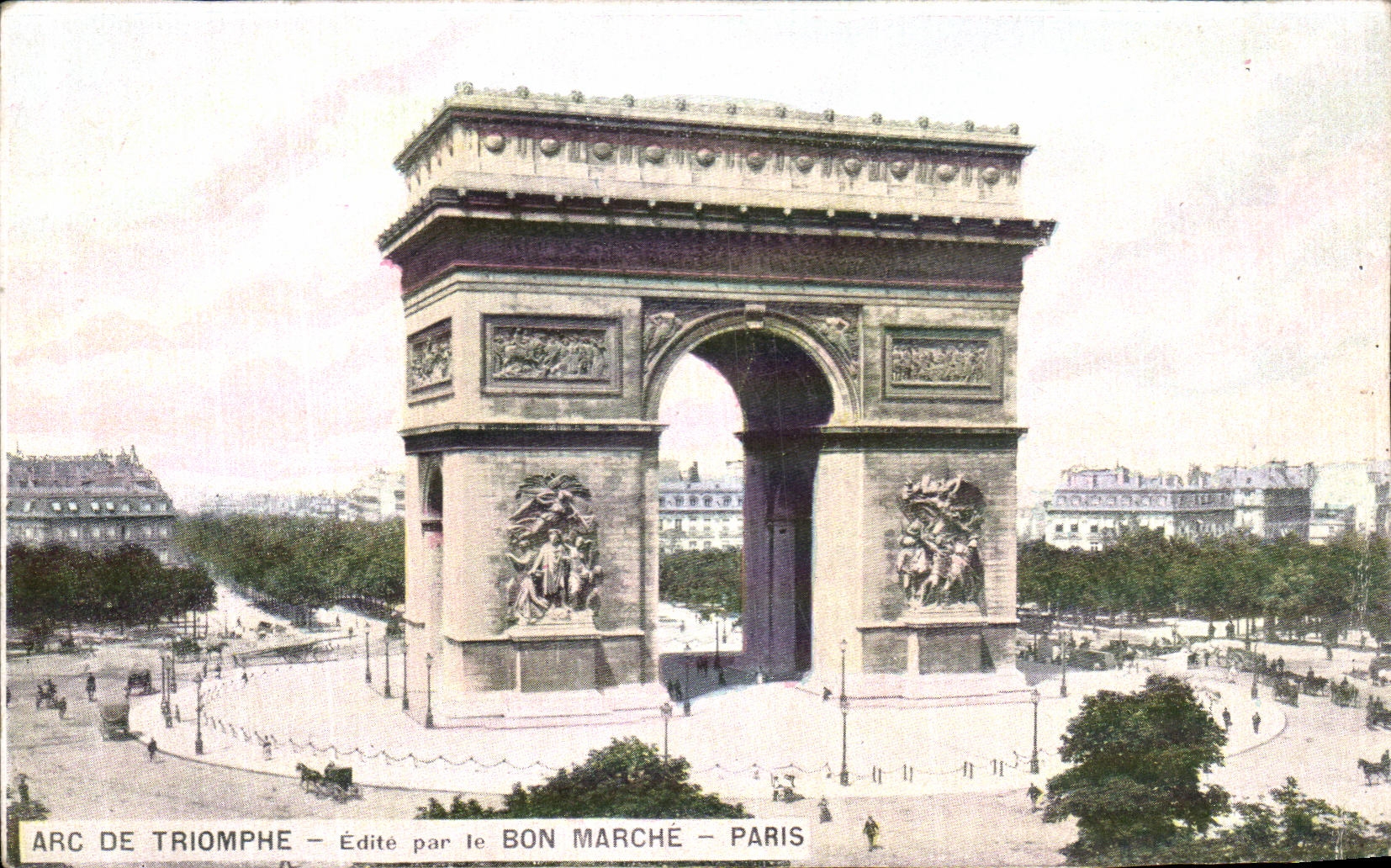 CPA Arc De Triomphe Edite par le Bon Marche Paris