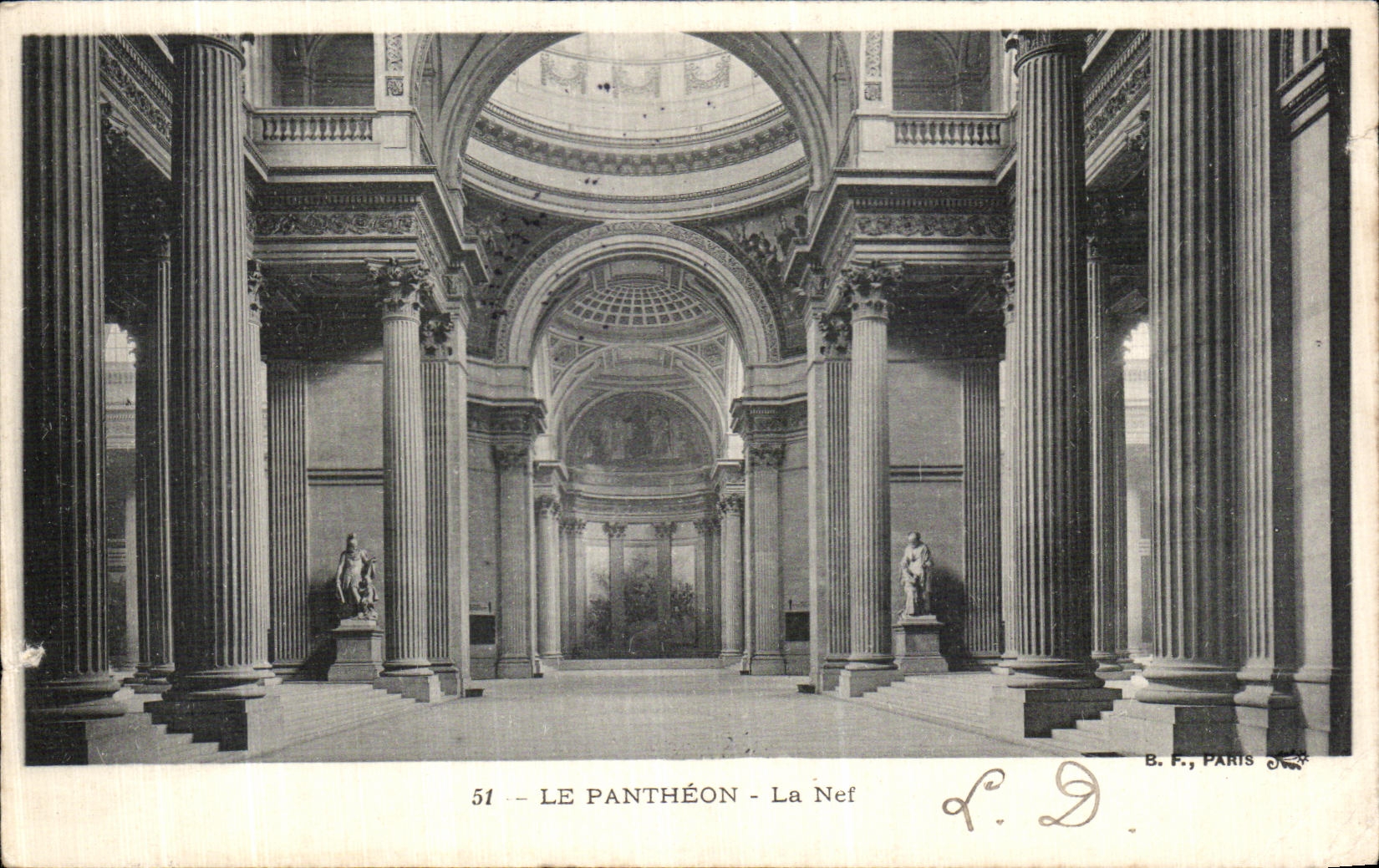 POSTAL de la VENDIMIA el panteon el cubo Paris