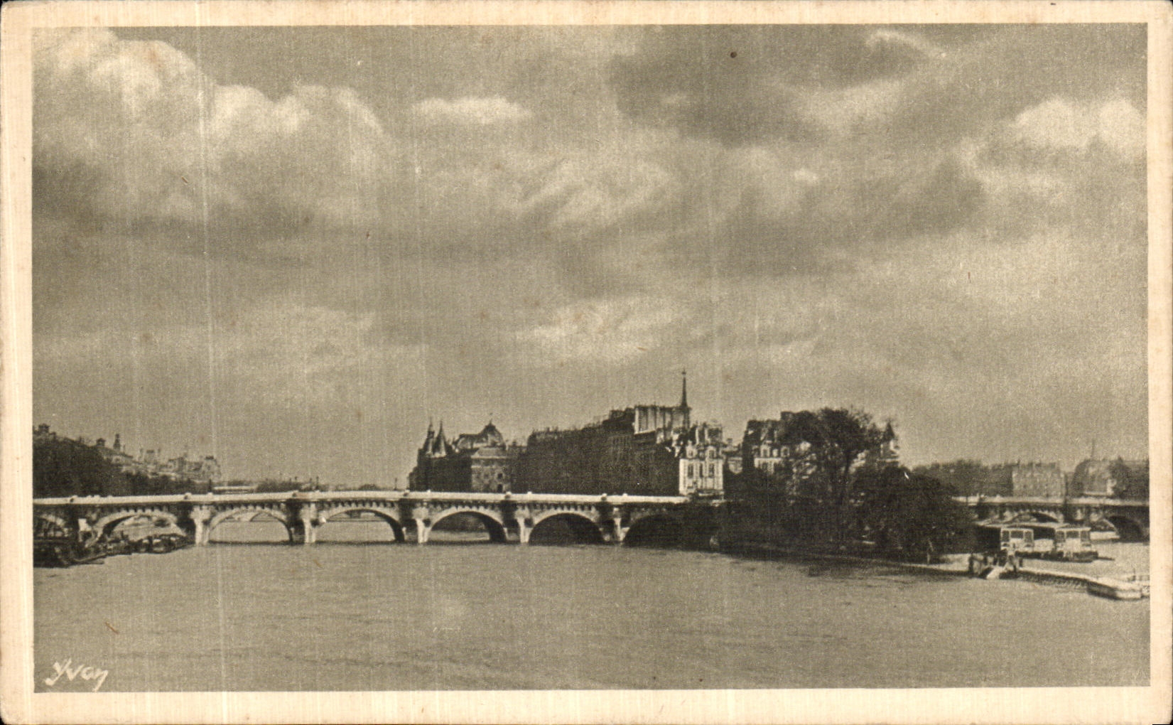 CPA Paris Artistique Le Pont Neuf et la Cite