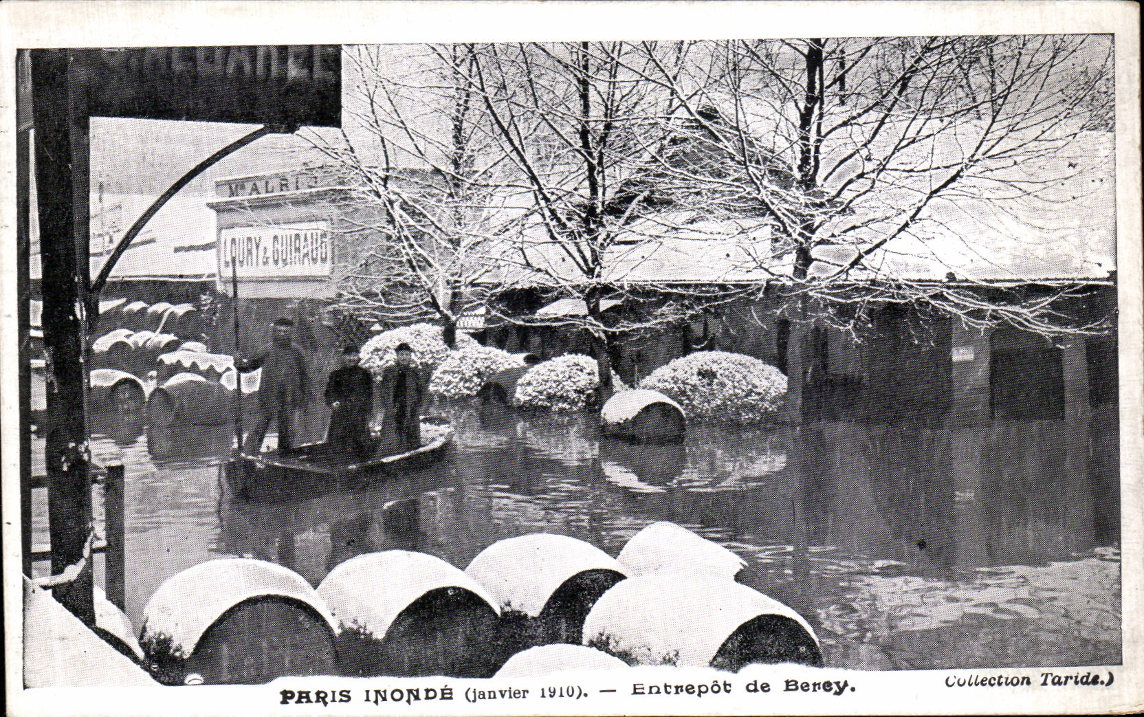 CPA Paris Inonde Entrepot de Bercy