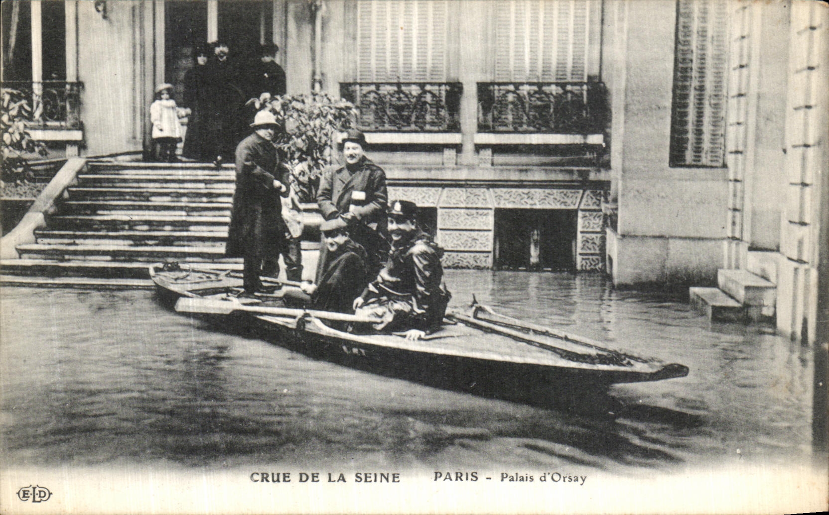 VINTAGE POSTCARD Believed Of the Seine Paris Palate D Orsay