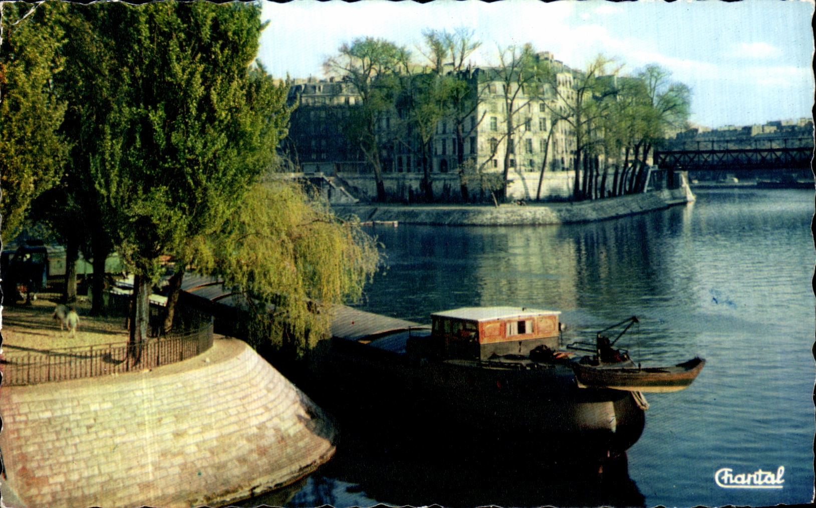 CPSM Paris Pointe de l lle Saint Louis