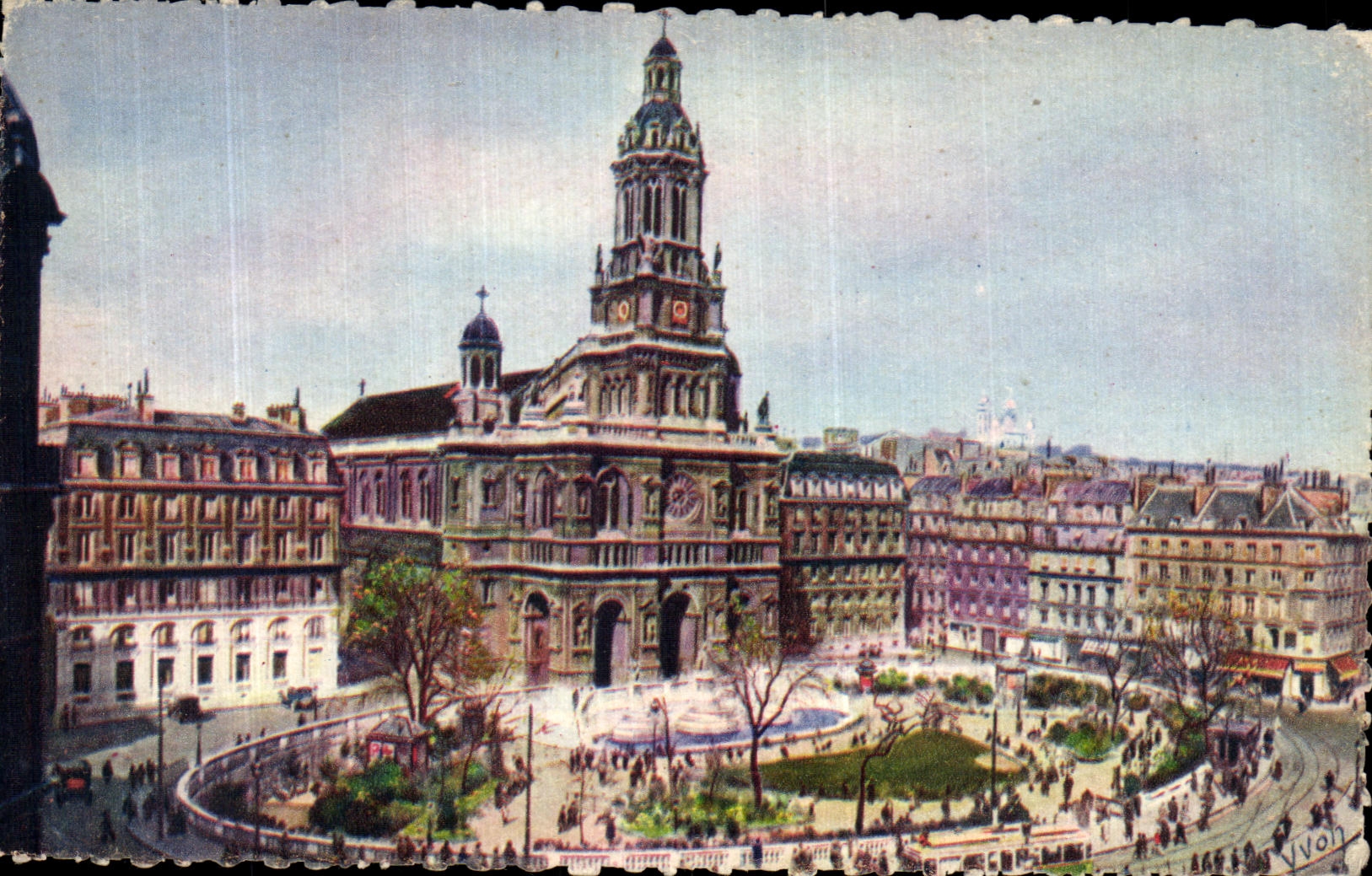 VINTAGE POSTCARD L Church of the Trinity bets