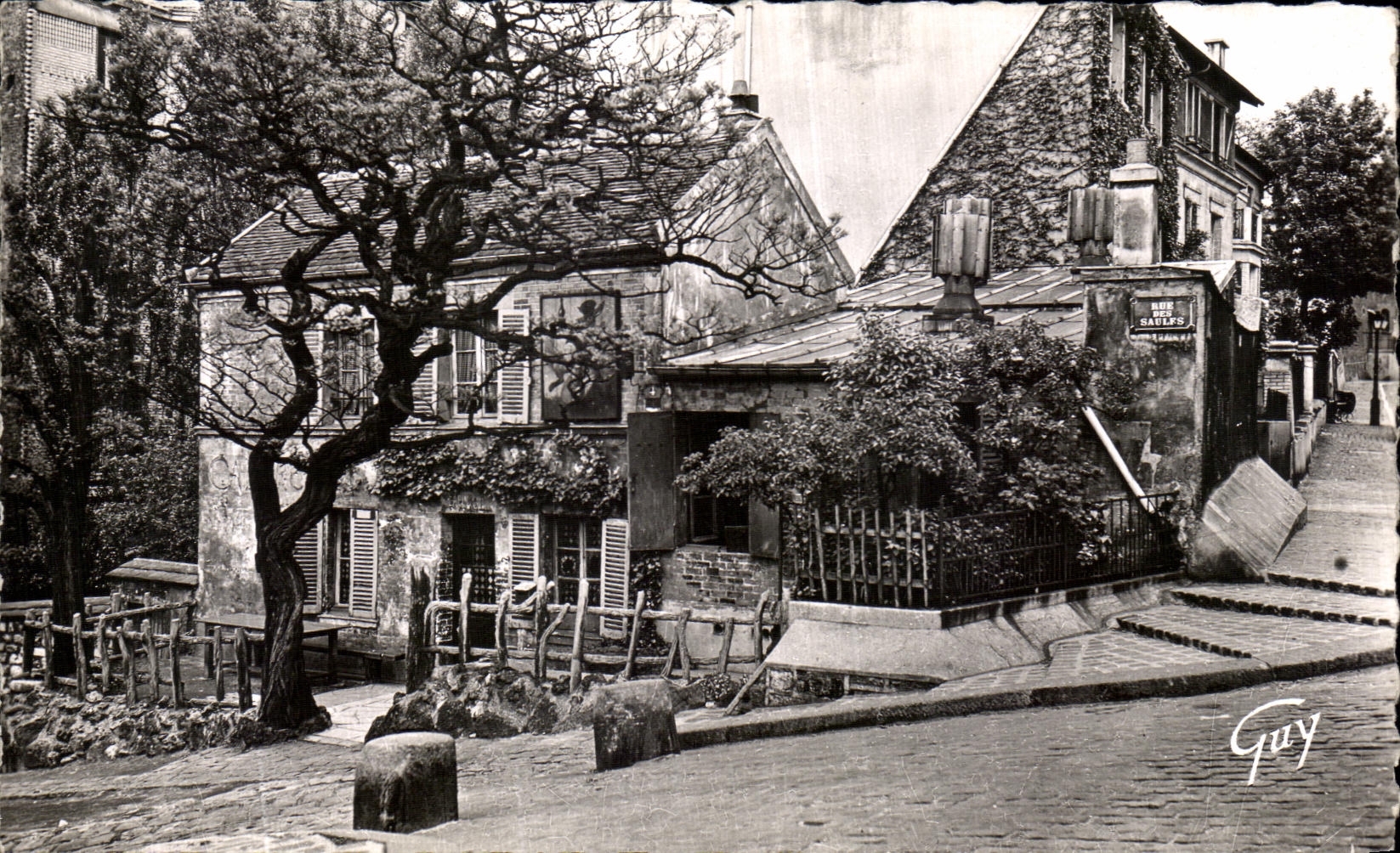 CPSM Paris y su Mervelles Montmartre el cabaret de la calle agil del conejo de los sauces