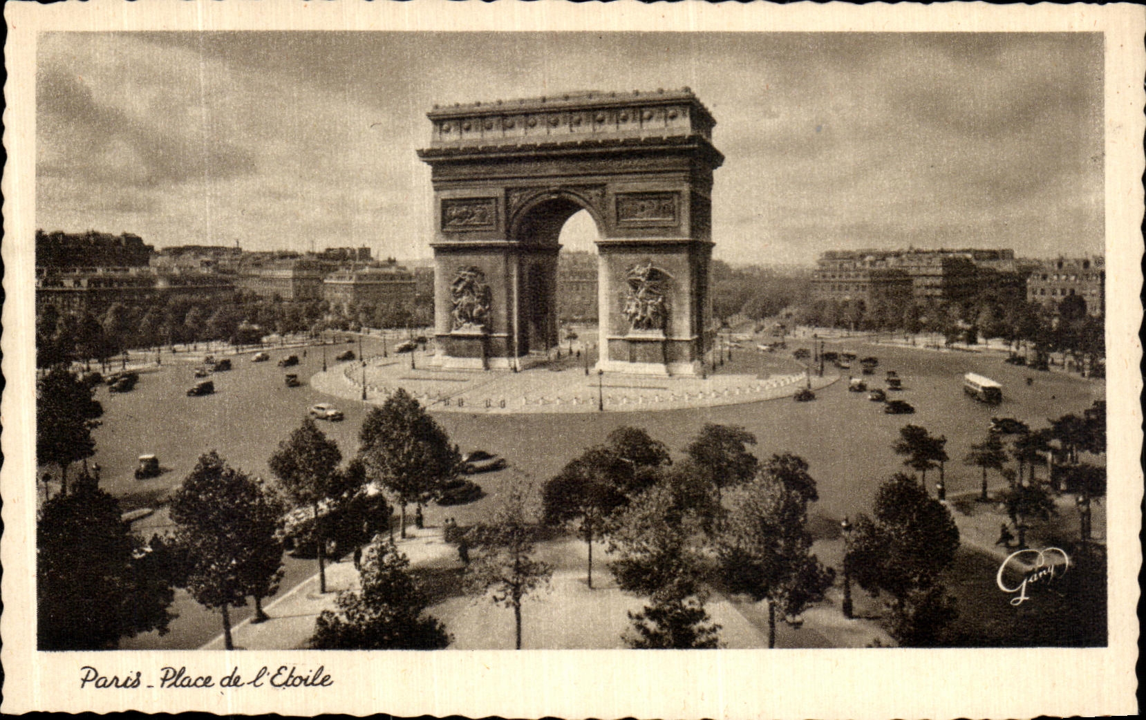 CPA Paris Place de l Etoile