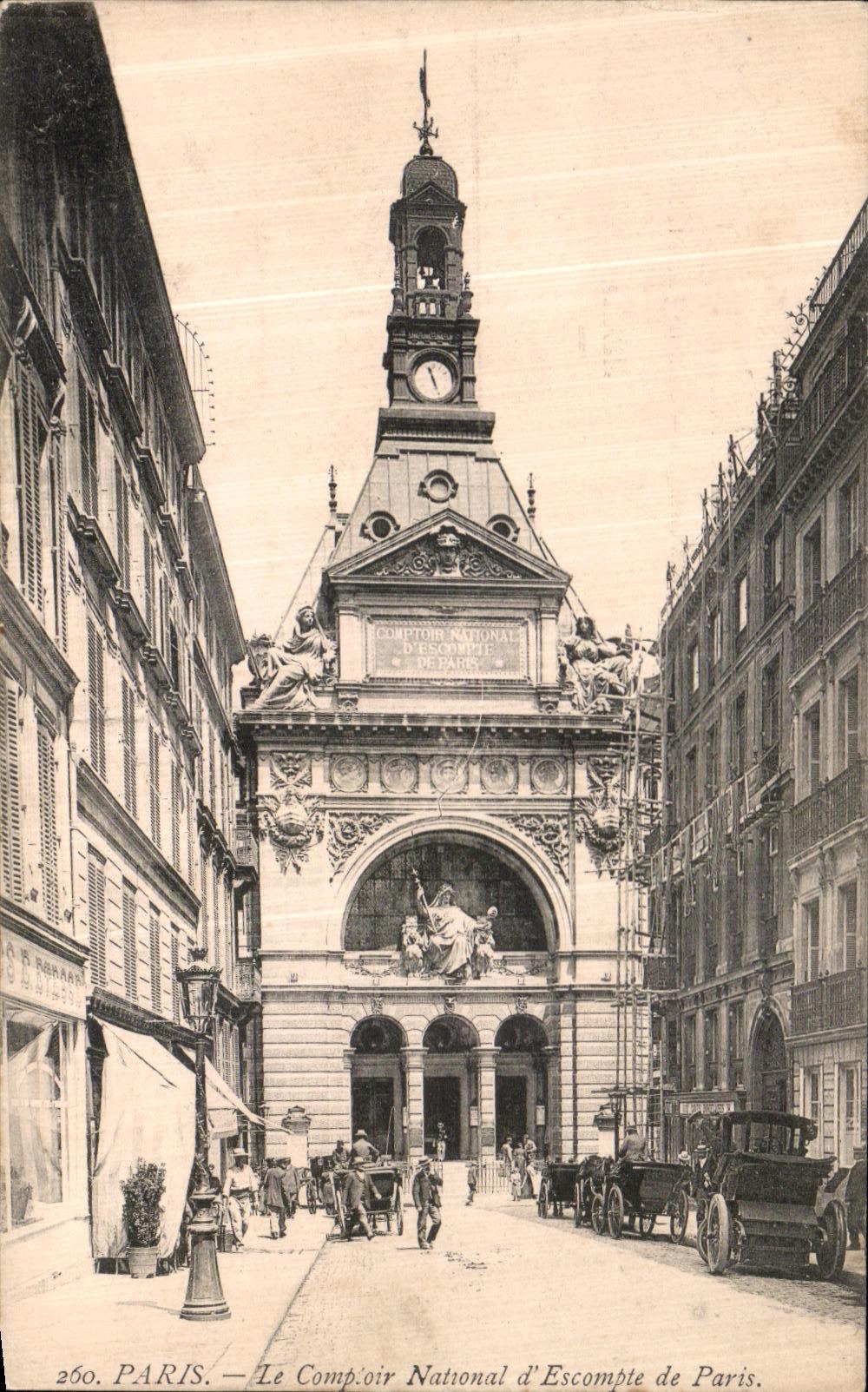 VINTAGE POSTCARD Paris Compioir National D Discounts of Paris