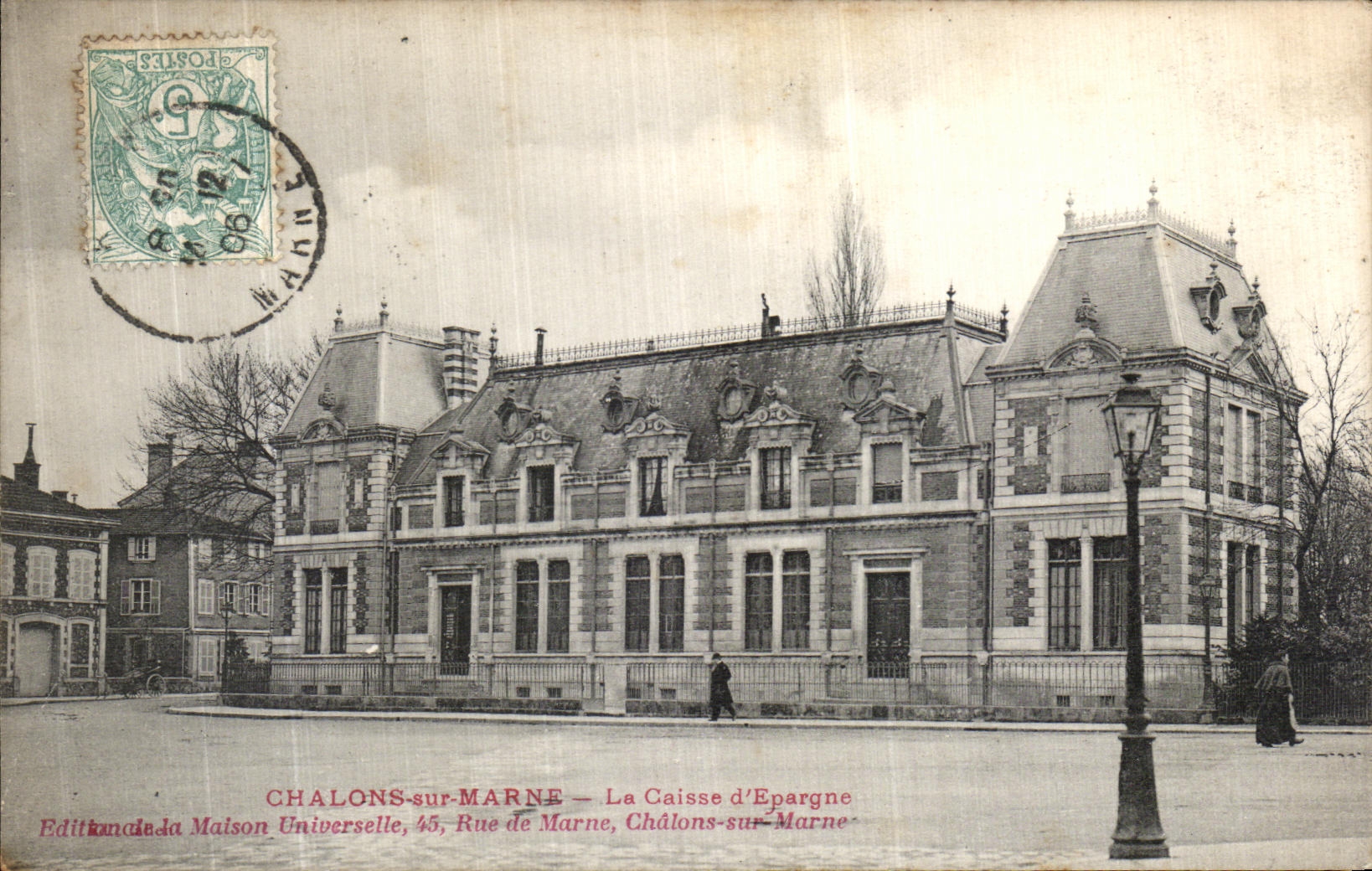VINTAGE POSTCARD Chalons On the Marne the Case D Saves