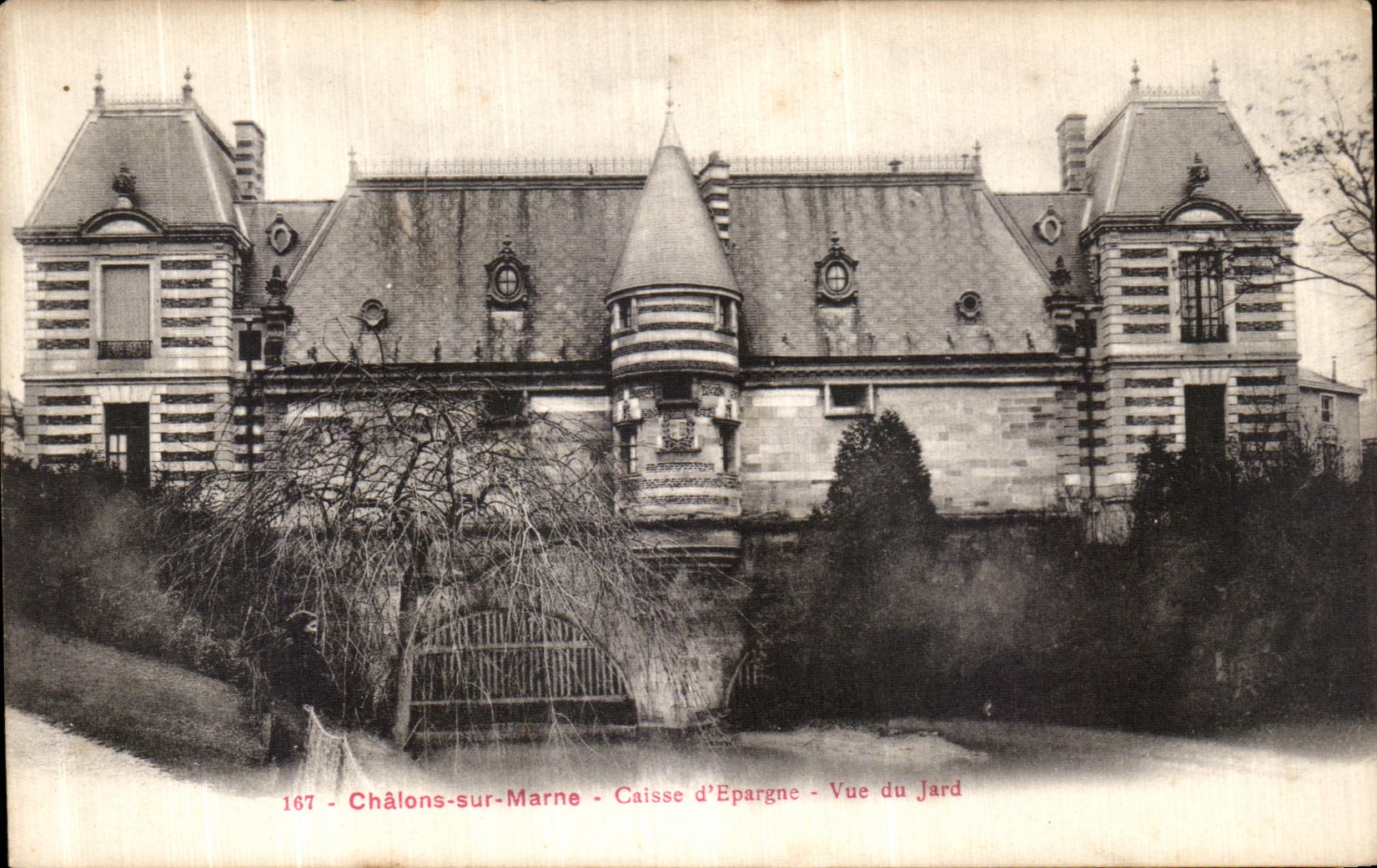 VINTAGE POSTCARD Chalons On the Marne Case D Saves Seen of Jard