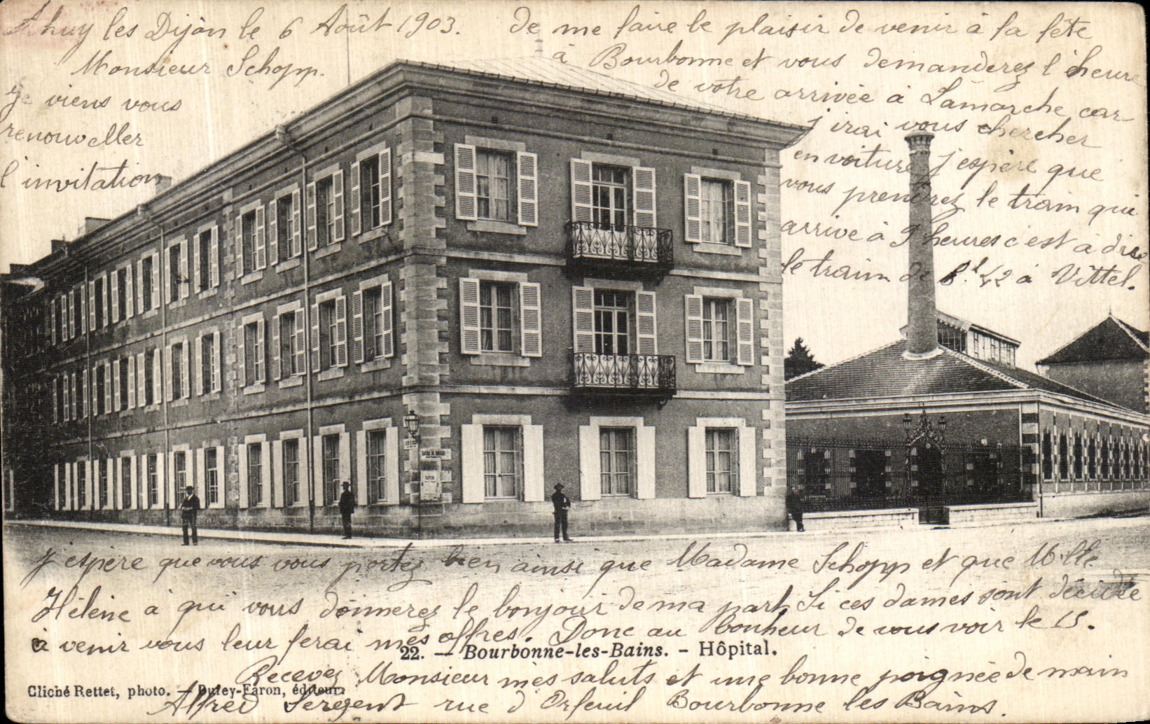 CPA Bourbonne les Bains Hopital