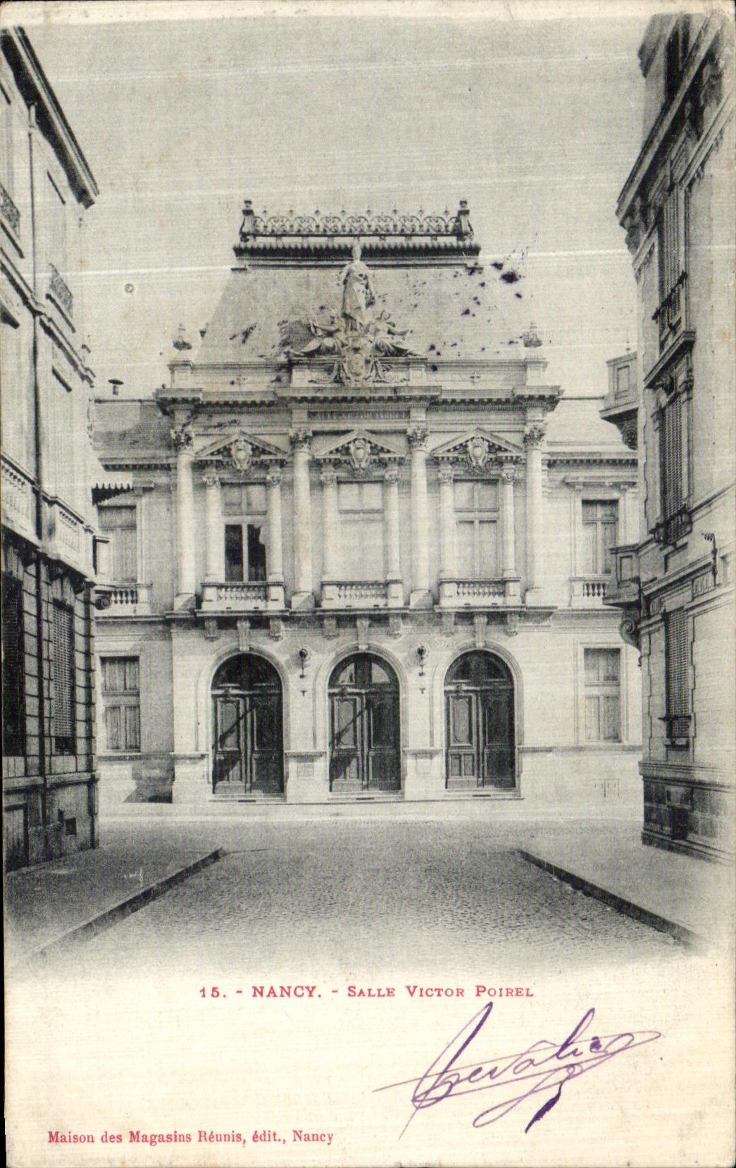 CPA Nancy Salle victor Poirel