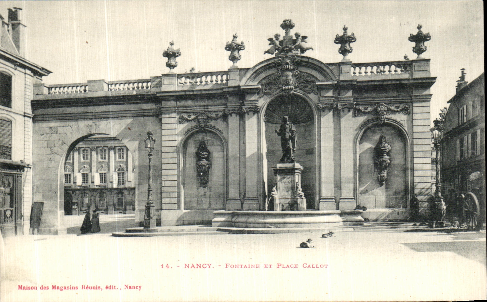 CPA Nancy Fontaine et place Callot