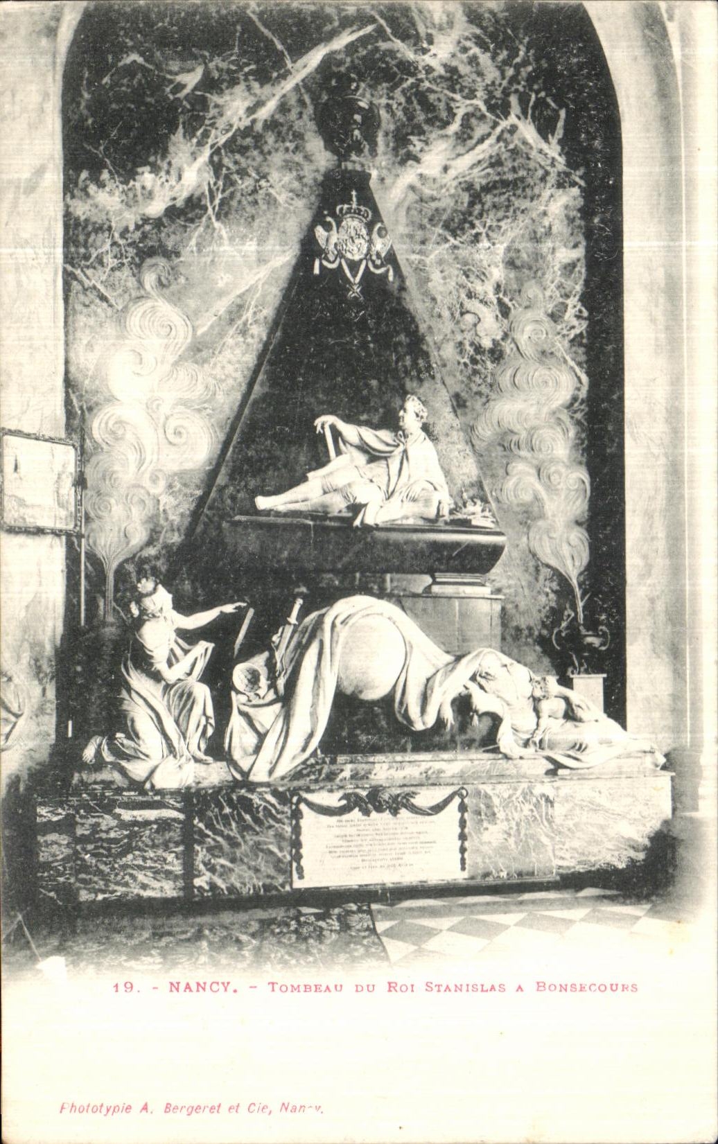 CPA Nancy Tombeau du roi Stanislas a Bonsecors 