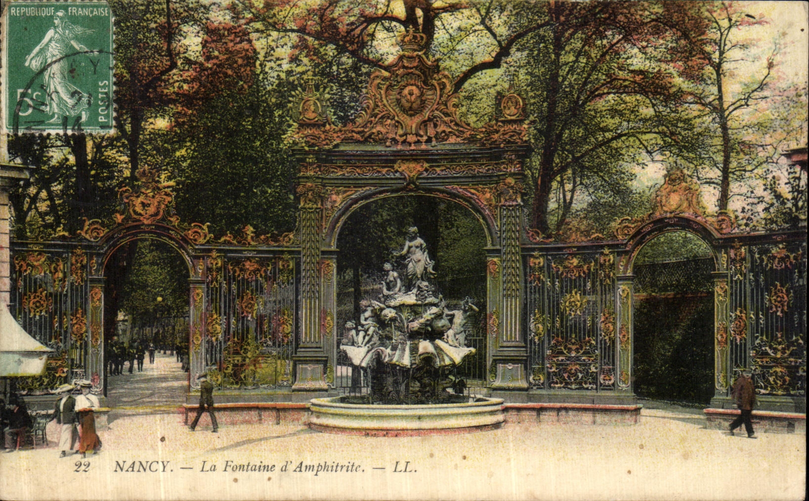 CPA Nancy La Fontaine d Amphitrite