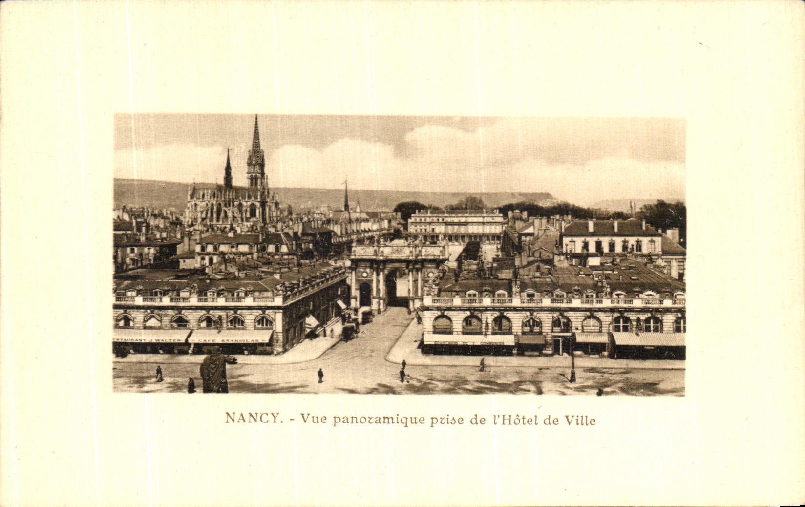 CPA Nancy Vue Panoramique Prise de l Hotel de Ville