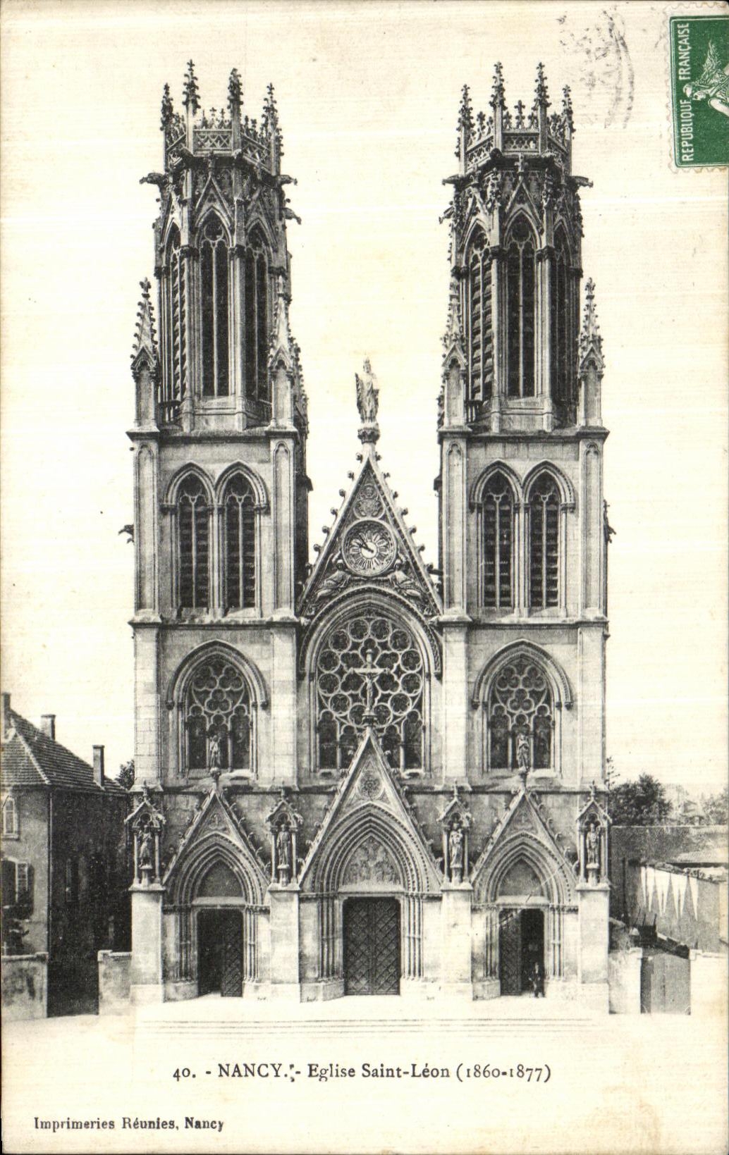 CPA Nancy Eglise Saint Leon 