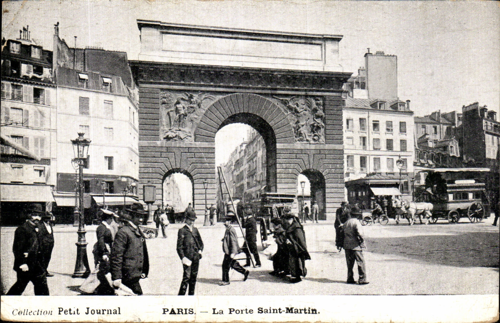 POSTAL de la VENDIMIA la puerta Martin Saint