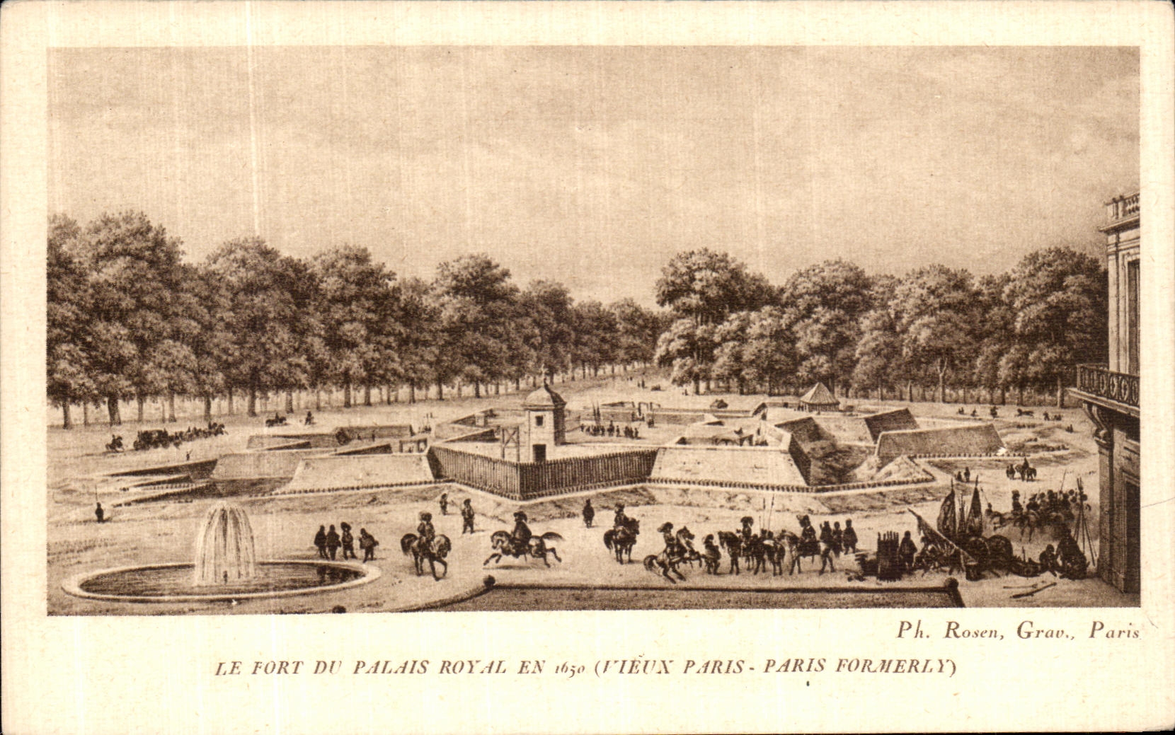 CPA Le Fort Du Palais Royal Vieux Paris