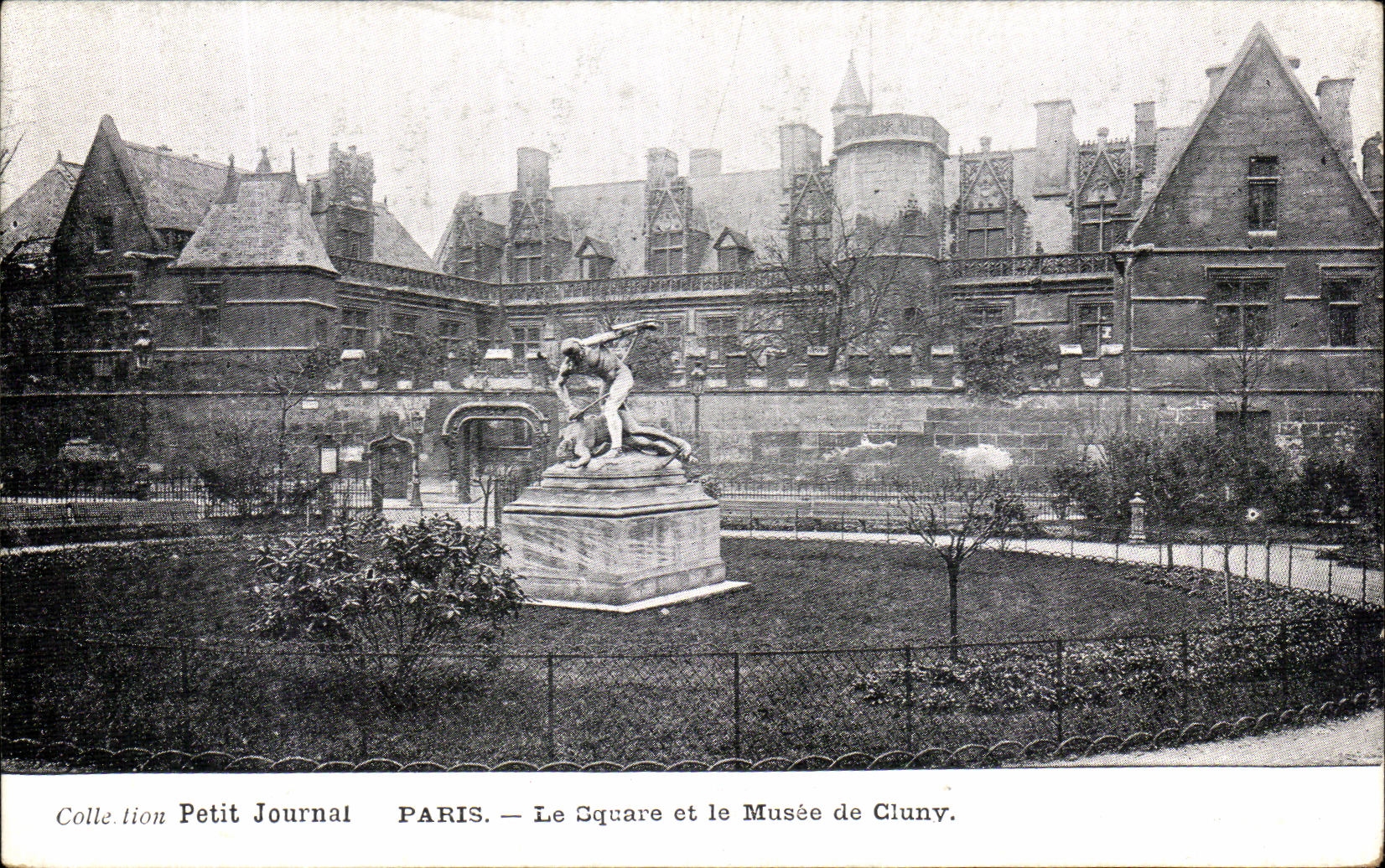 CPA Paris Le Square et le Musee de Cluny