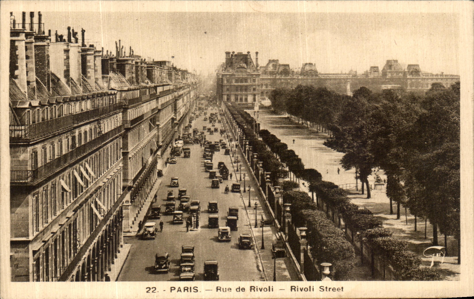 CPA Rue de Rivoli Paris 