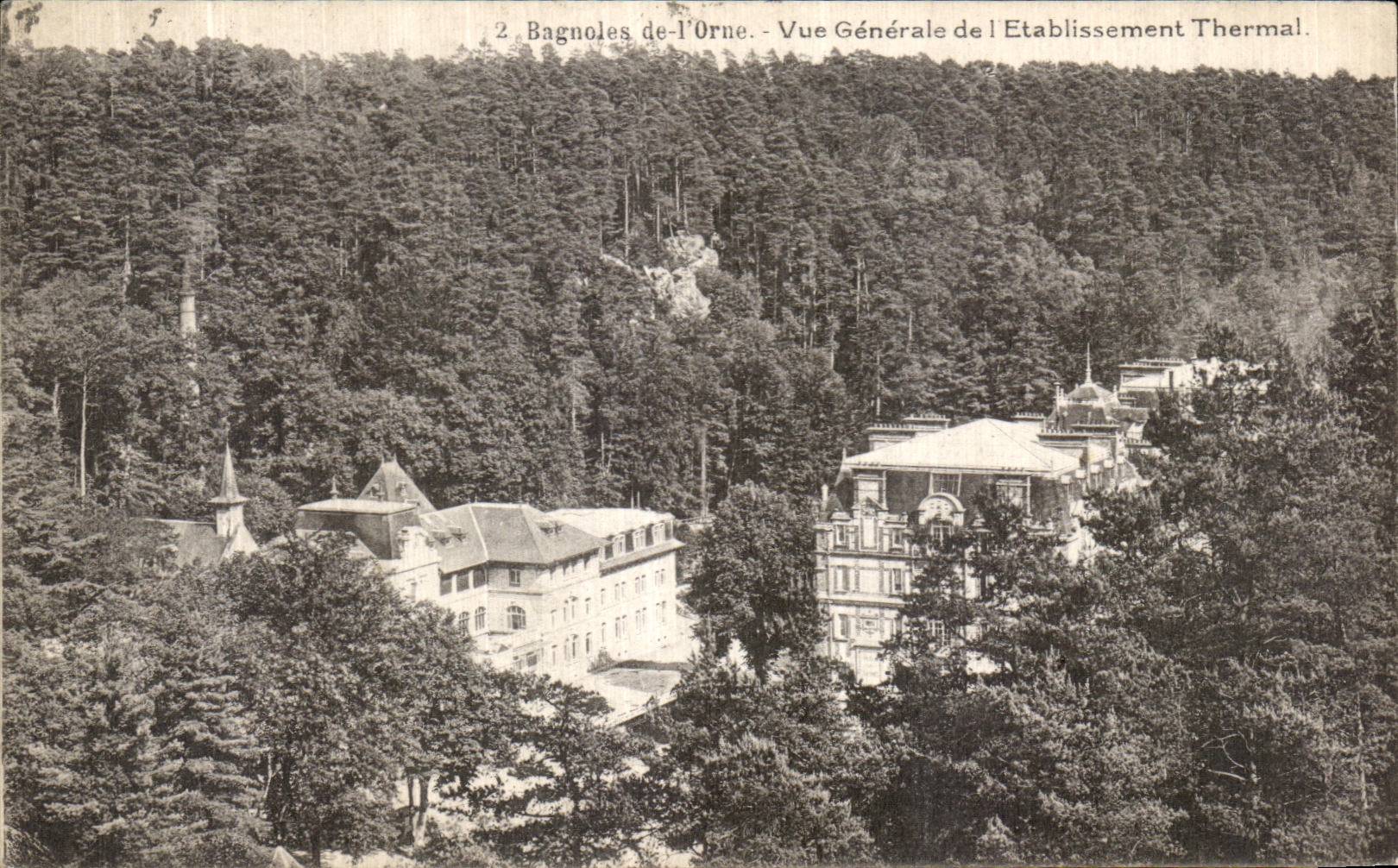 CPA Bagnoles De L Orne Vue Generale de L Etablissement Thermal