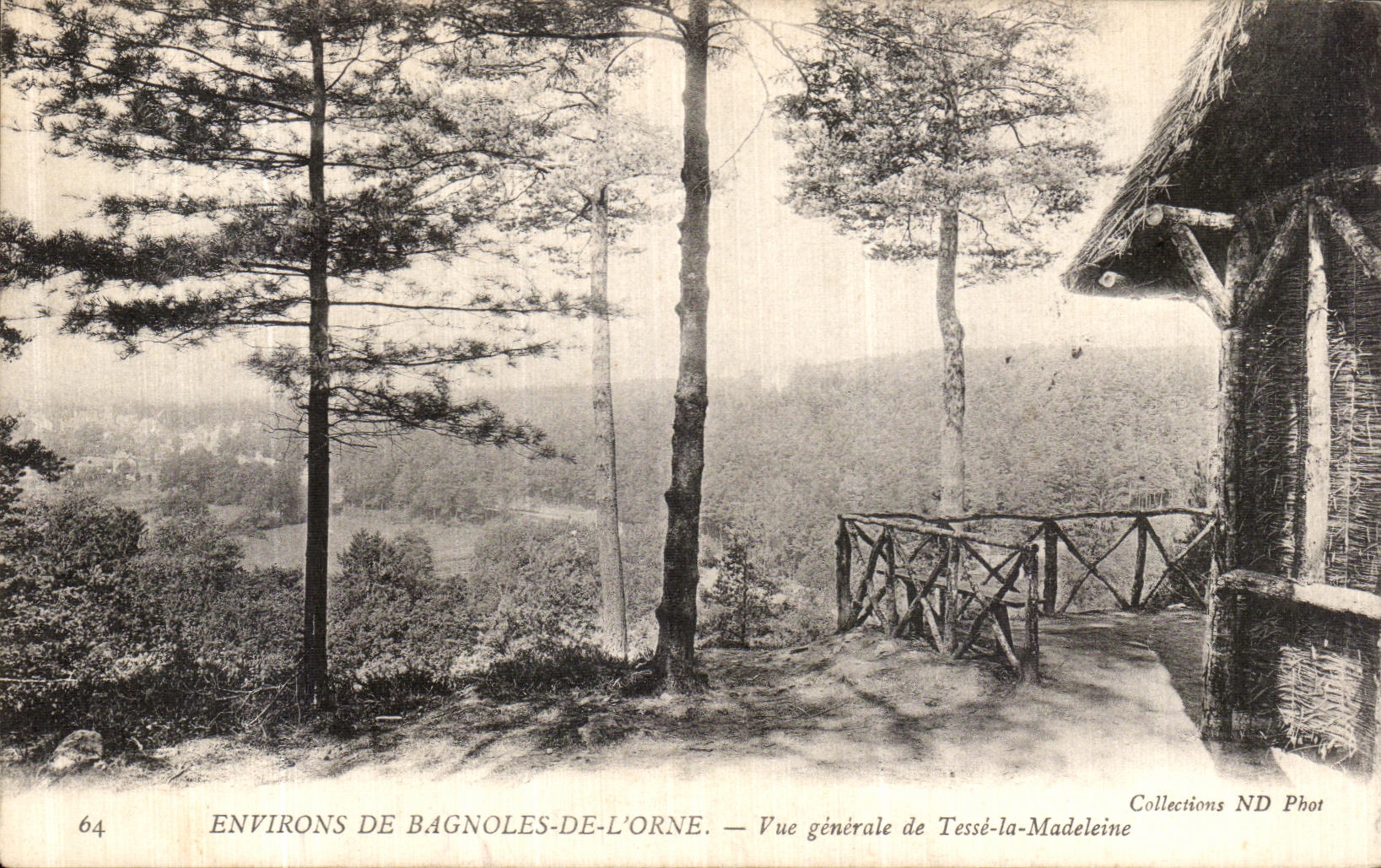 CPA Bagnoles De L Orne Vue Generale de Tesse la Madeleine