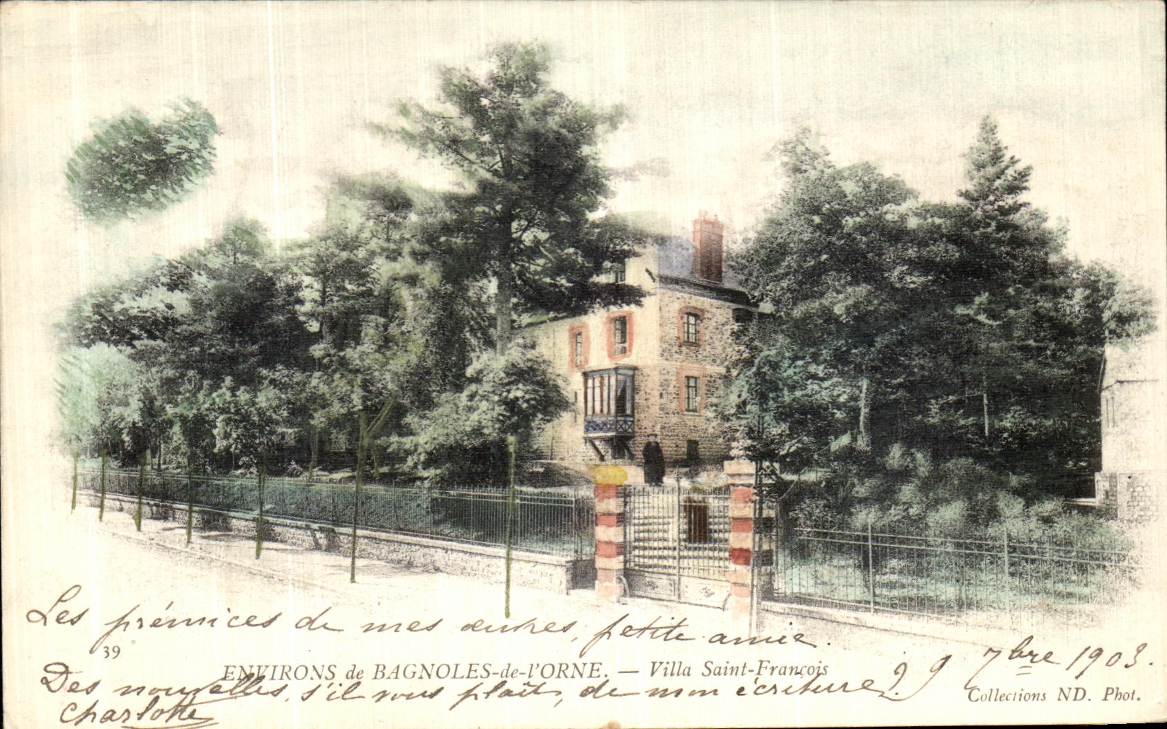 CPA Bagnoles De L Orne Villa Saint Francois