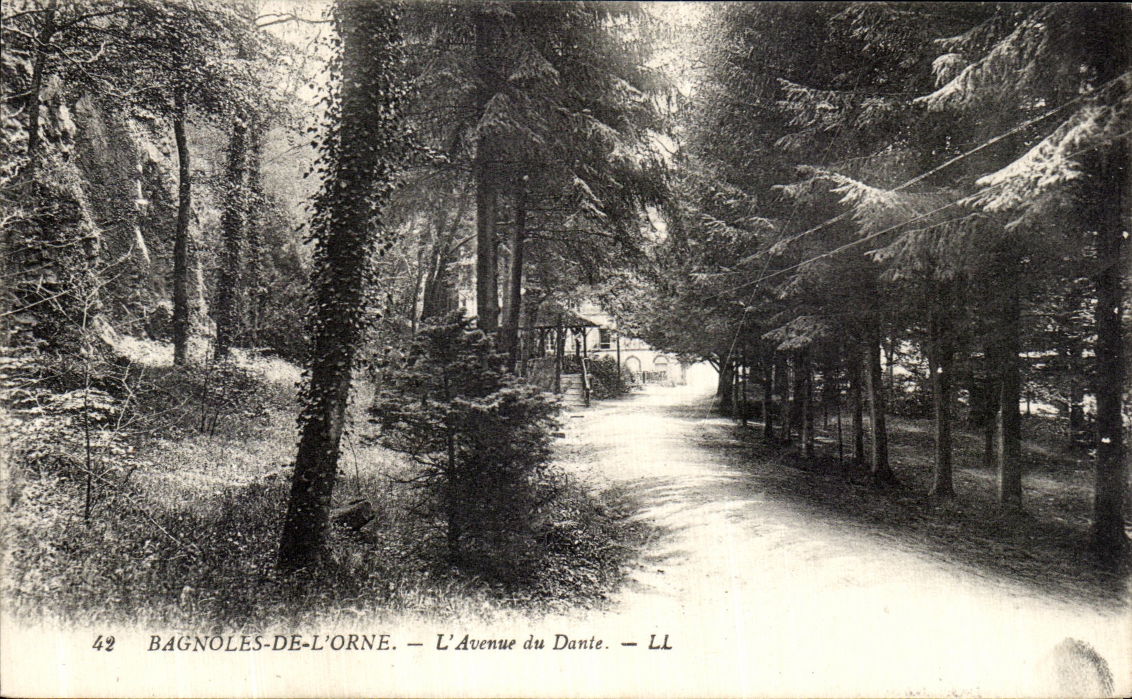 CPA Bagnoles De L Orne L Avenue du Dante