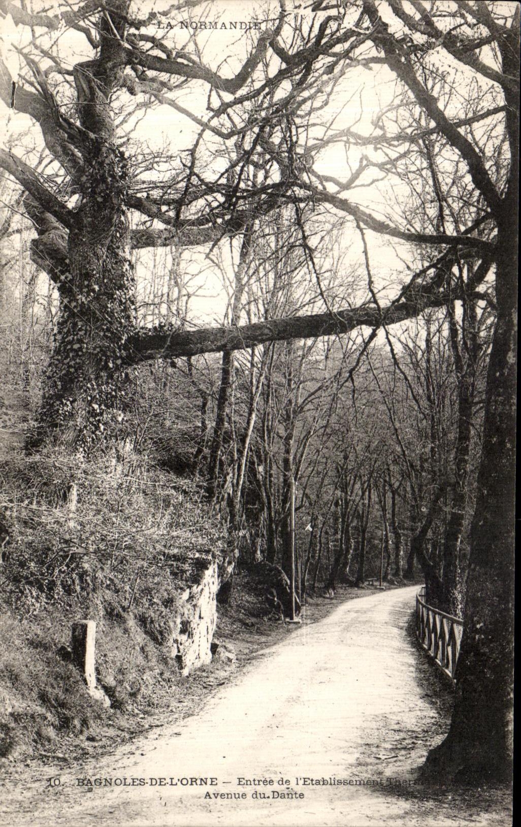 CPA Bagnoles De L Orne Entree de L Etabllssement Avenue du Dante