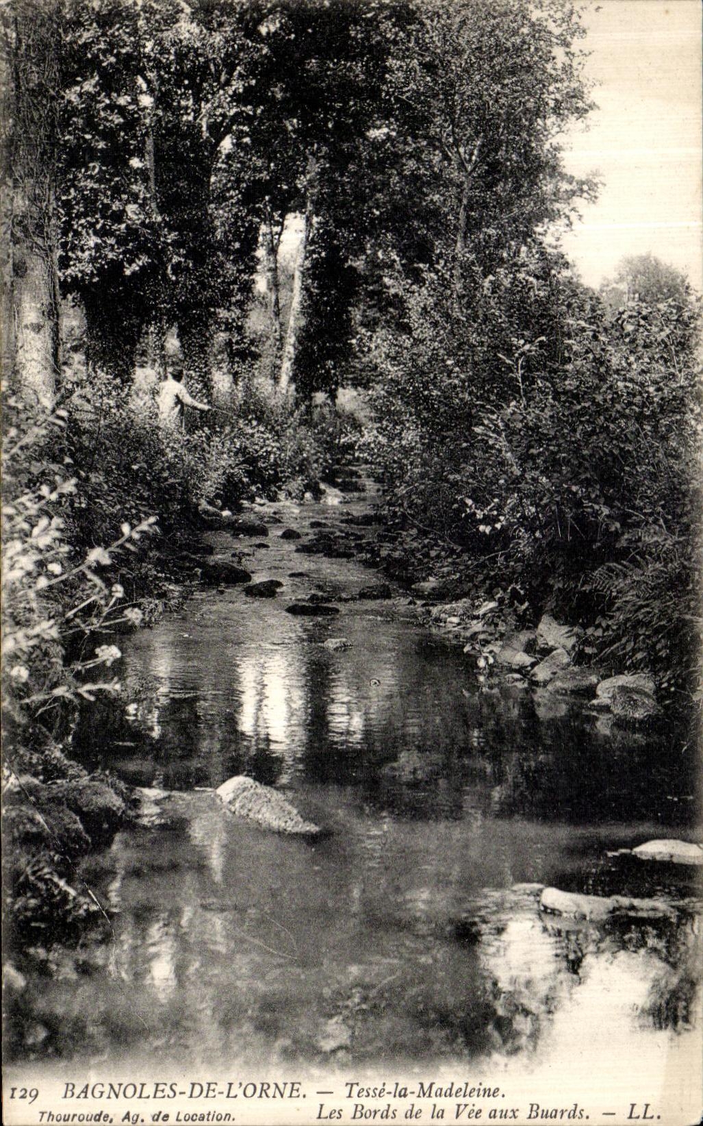 CPA Bagnoles De L Orne Tesse la Madeleine Les bords de la Vee aux buards