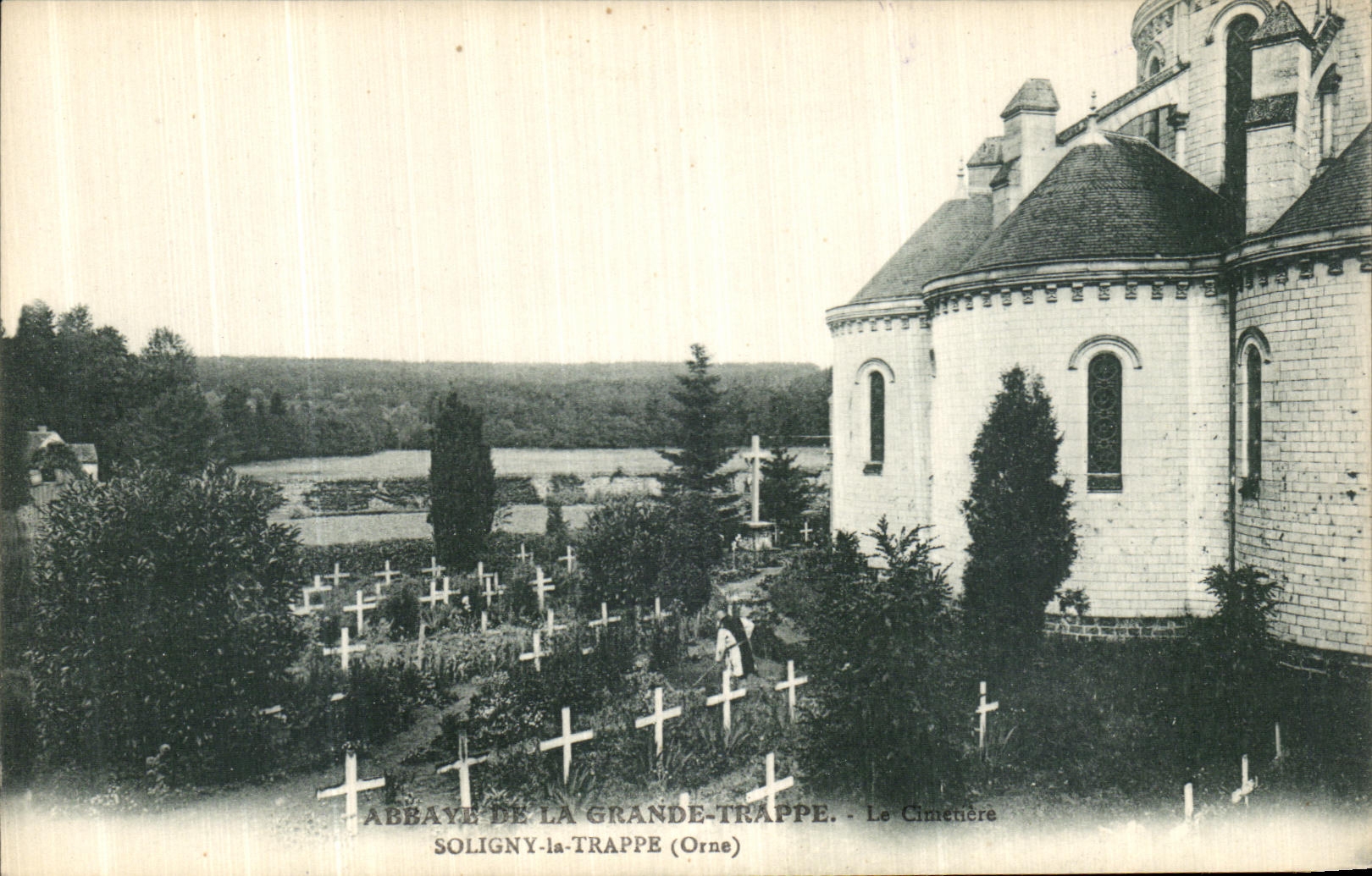 CPA Abbaye de la Grande Trappe Soligny la Trappe