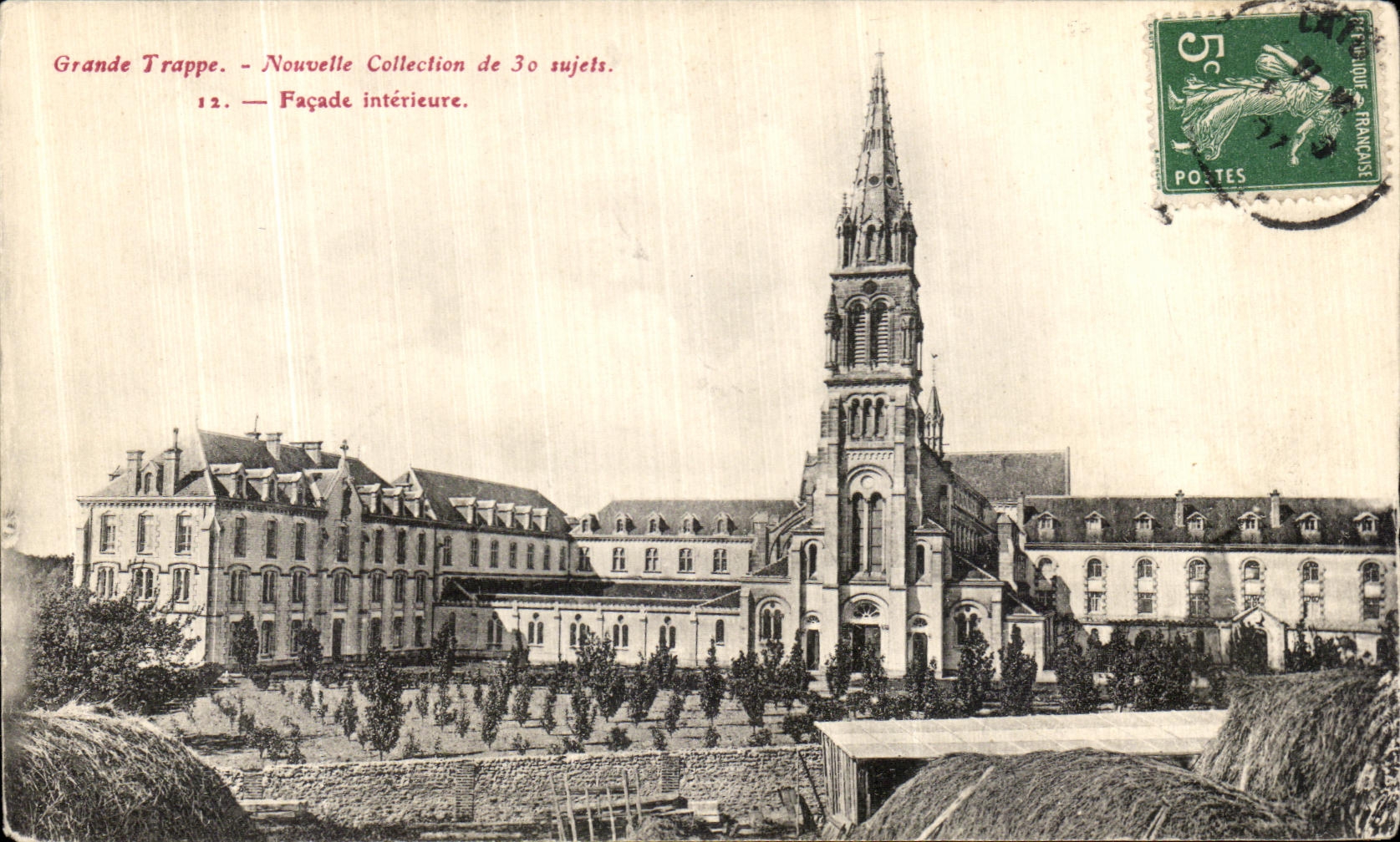 CPA Grande Trappe Facade interieure