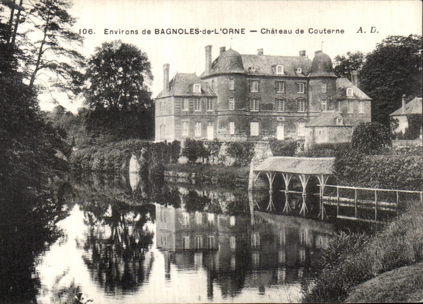 CPA Environs de Bagnoles de L Orne Chateau de Couterne
