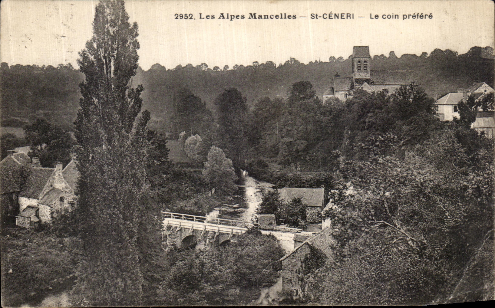 CPA St Ceneri Le Coin Pretere