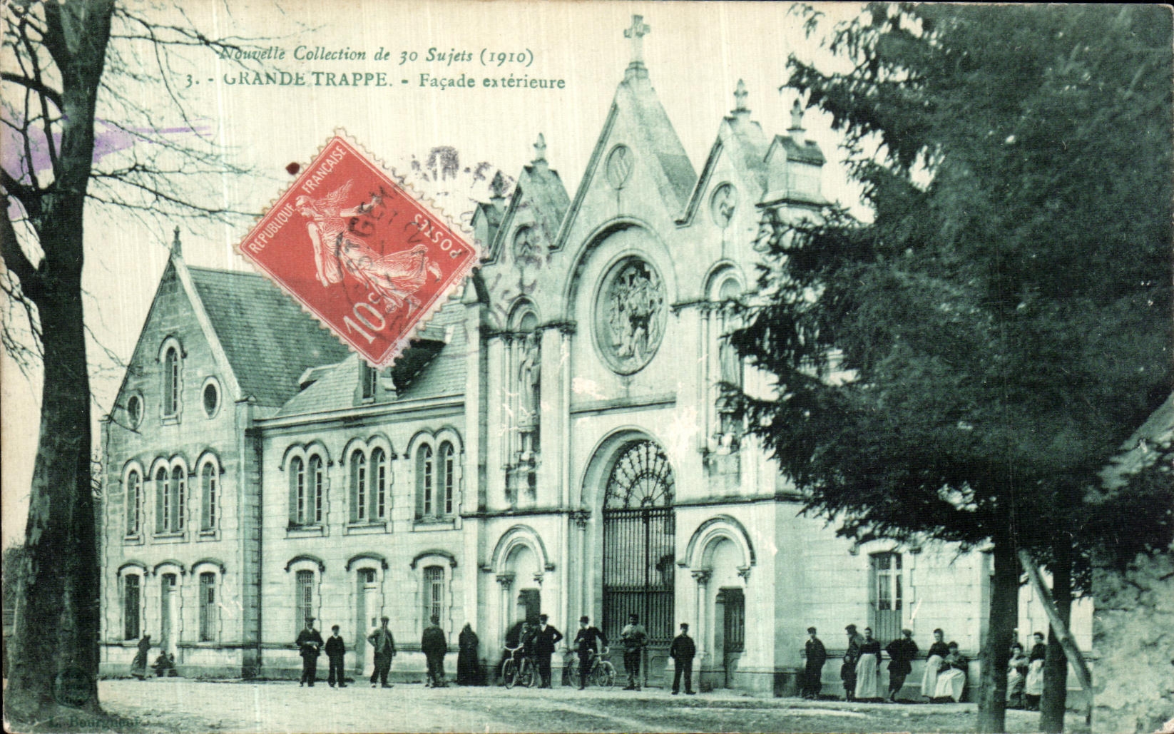 CPA Abbaye De La Grande Trappe Facade exterieure 