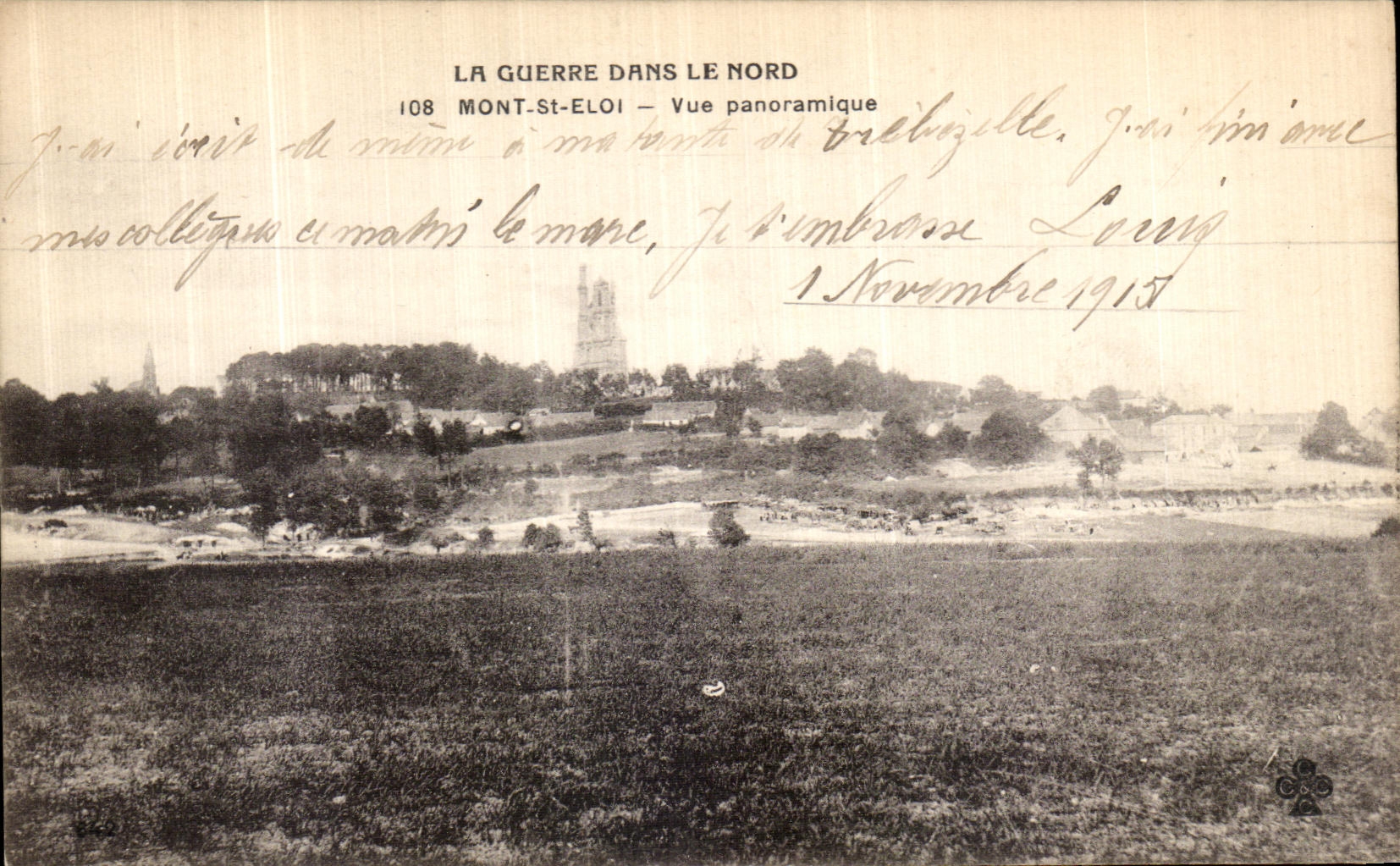 CPA Mont St Eloi Vue Panoramique