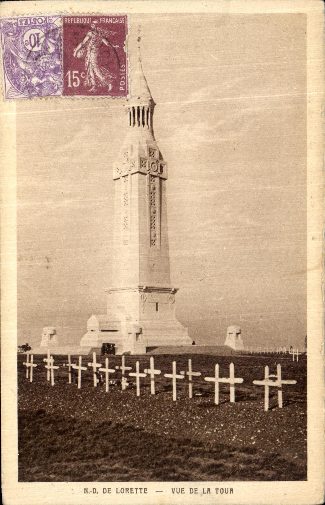 CPA ND de Lorette Vue De La Tour