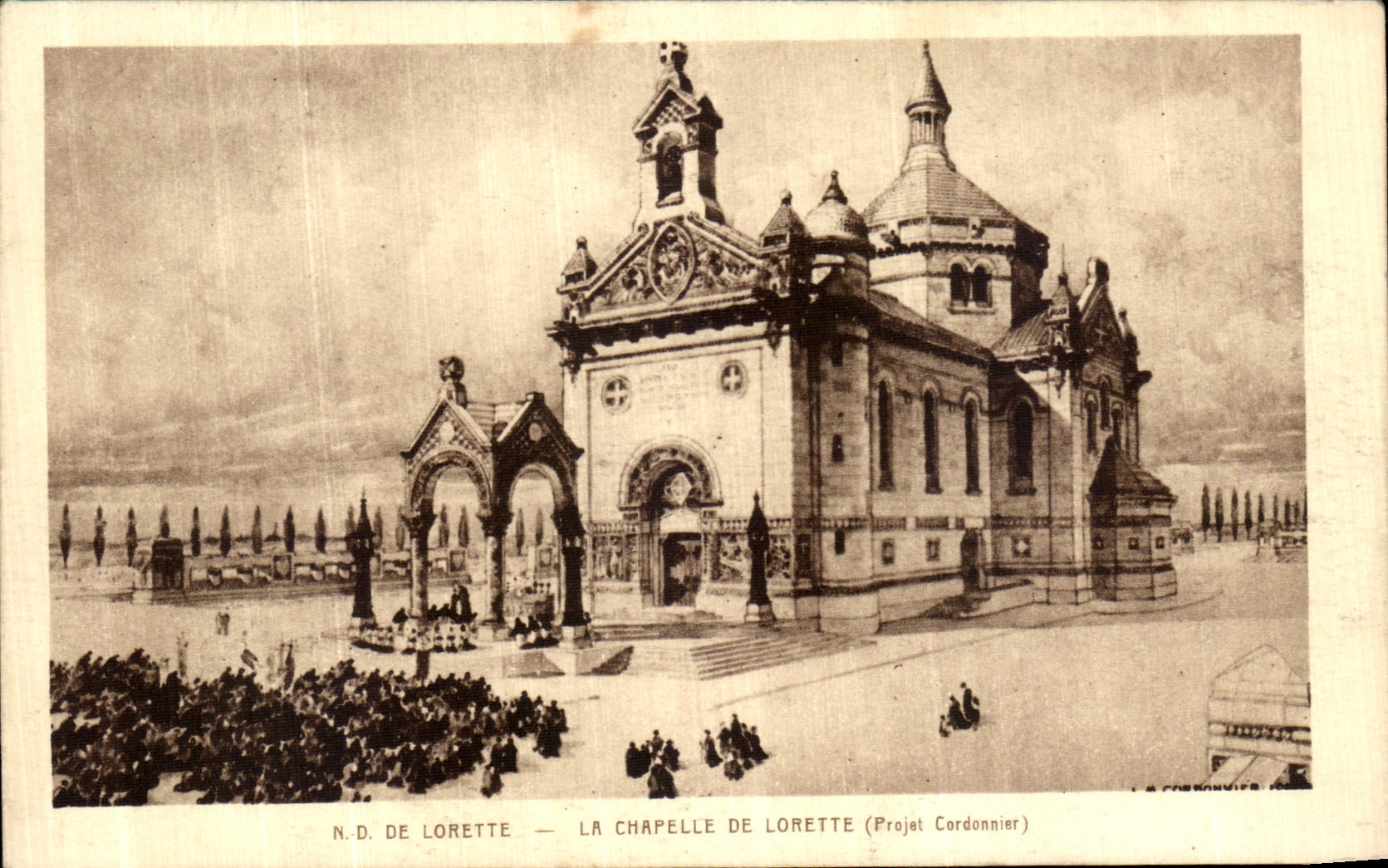 CPA ND de Lorette La Chapelle De Lorette