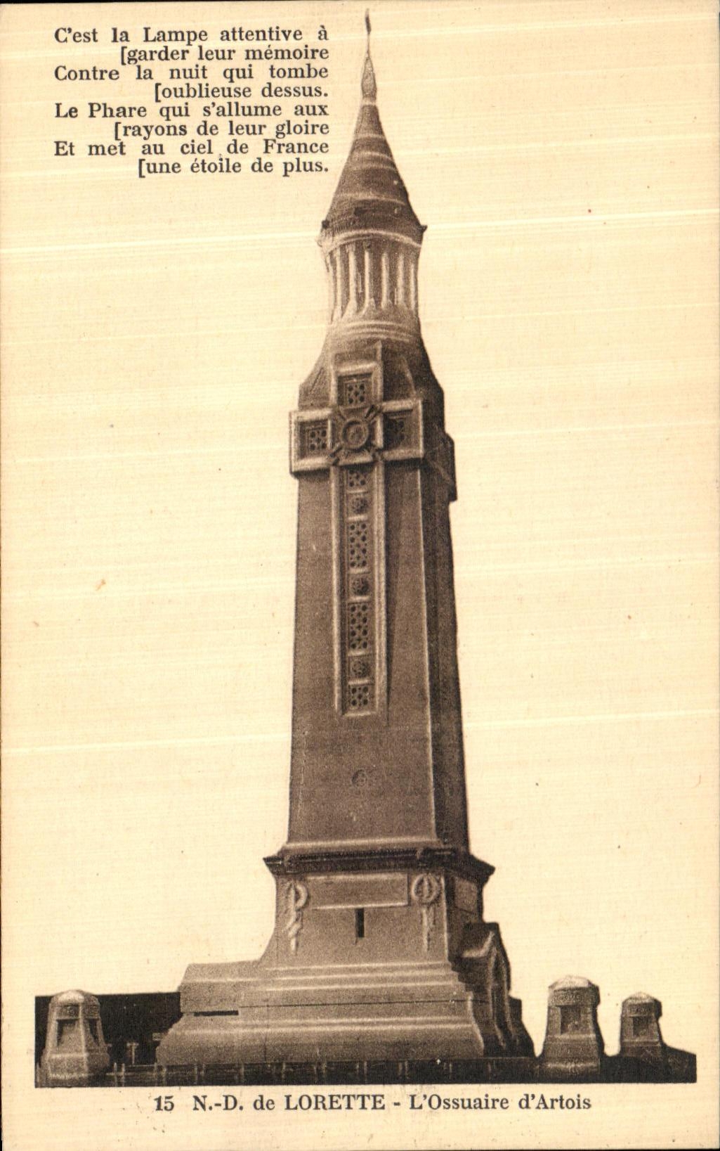 CPA ND De Lorette L Ossuaire d Artois