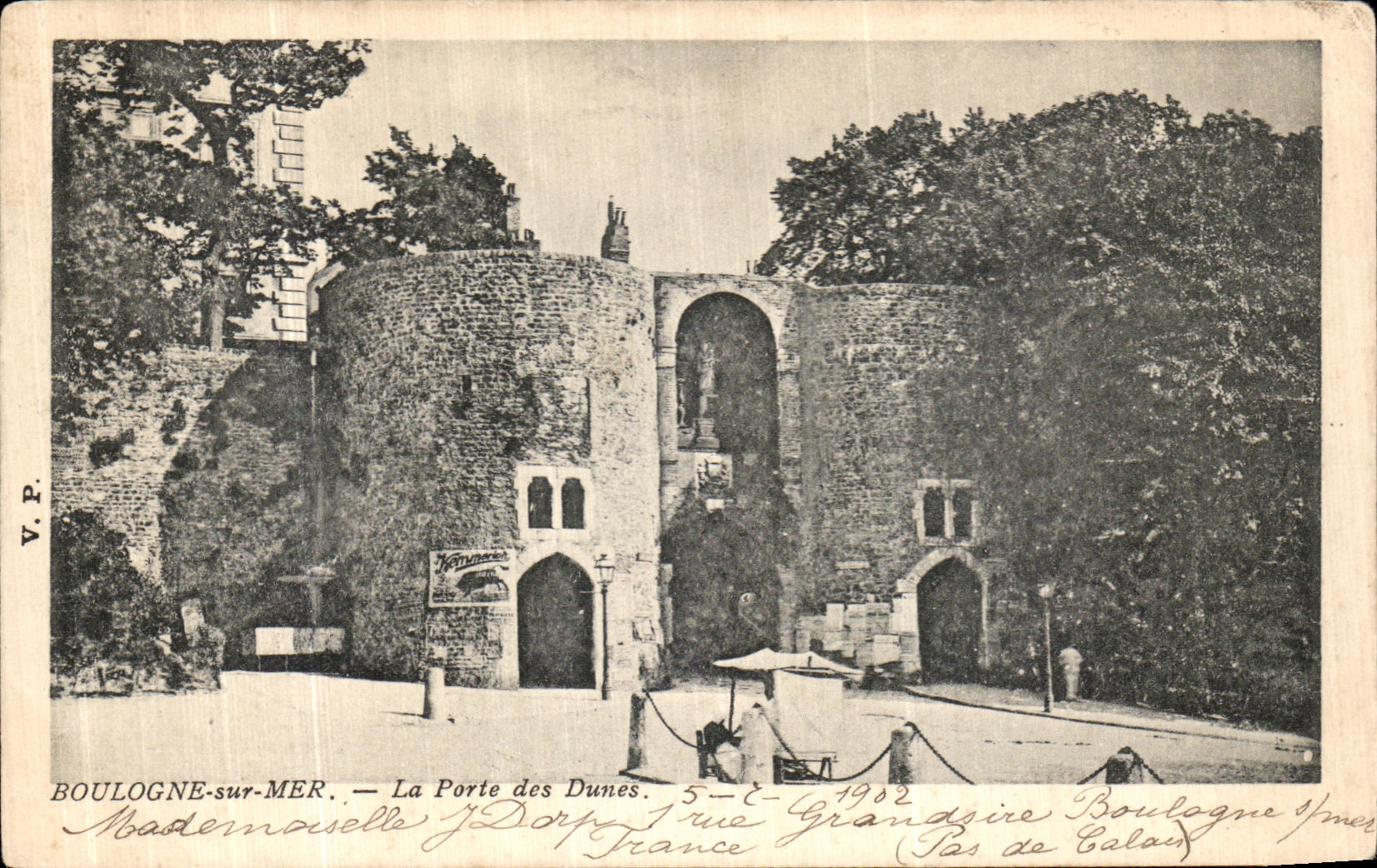 VINTAGE POSTCARD Boulogne On Sea the Port of the Dunes