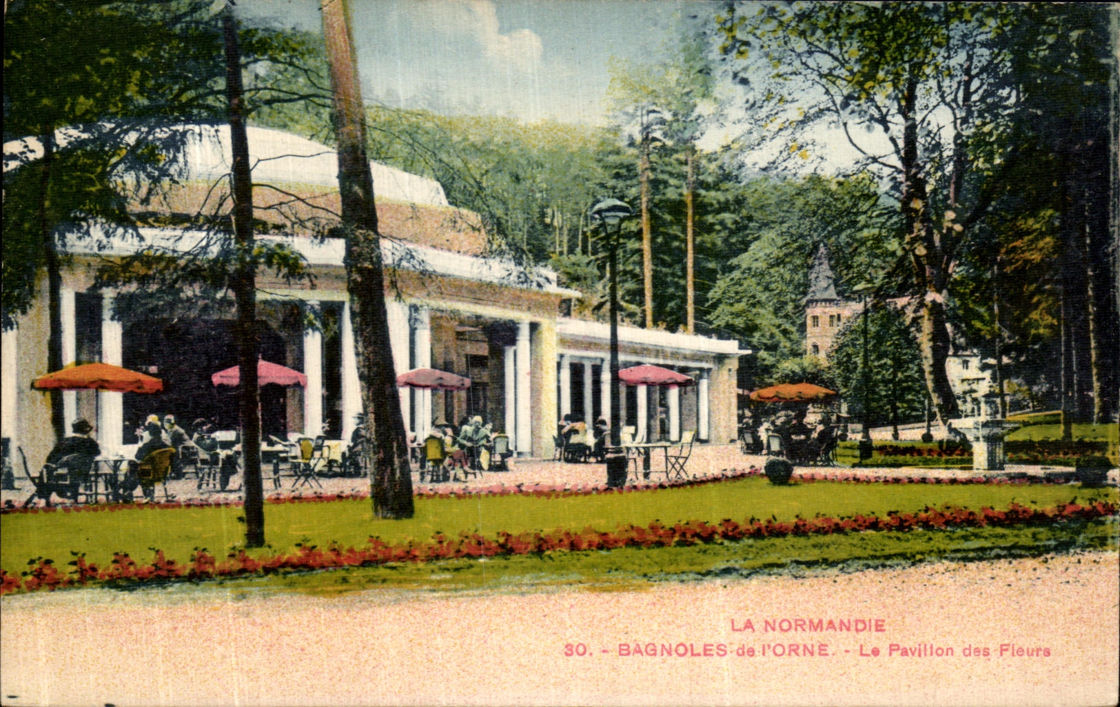 CPA La Normandie Bagnoles De L Orne Le Pavillon des Fleurs