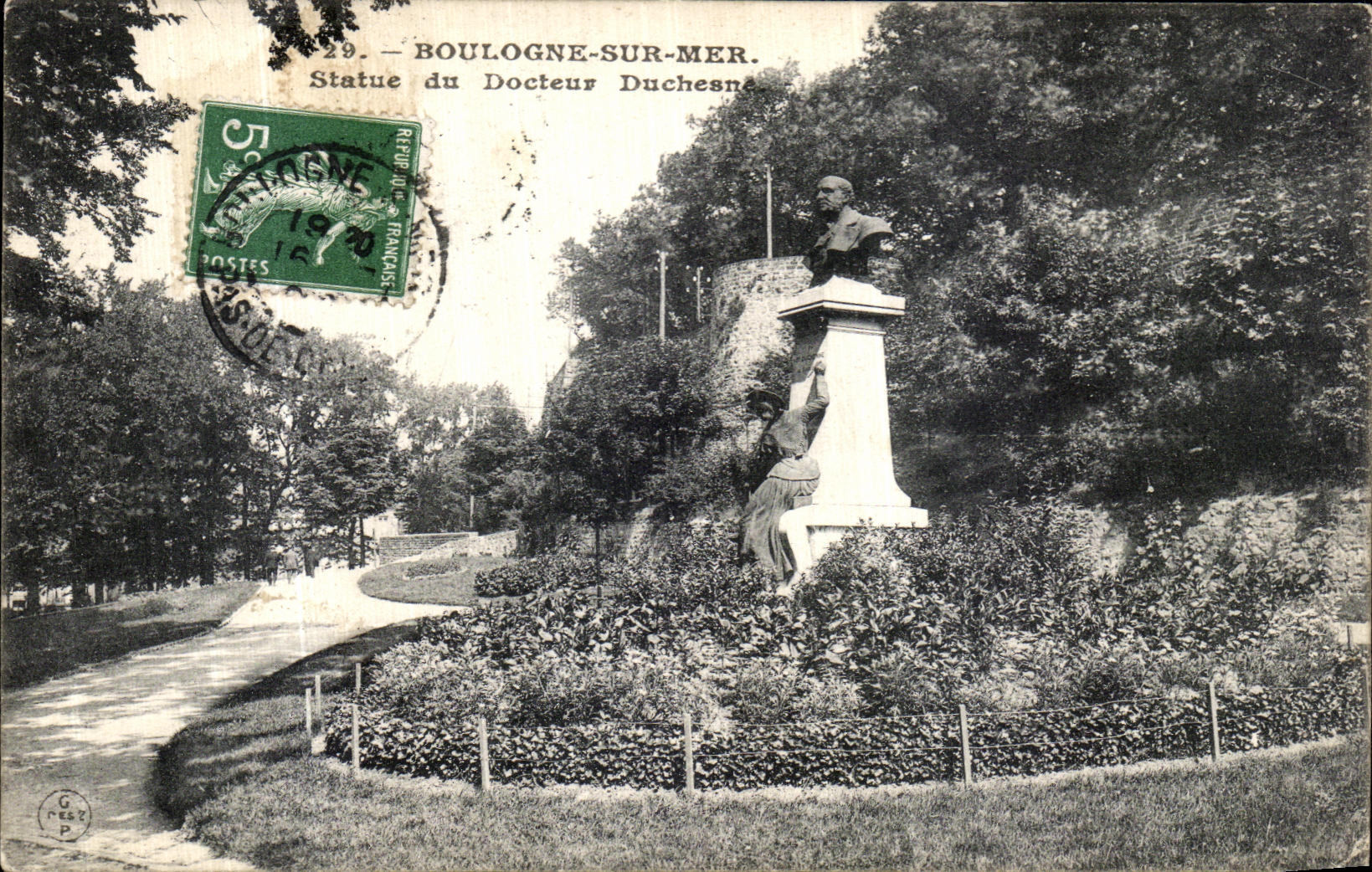 VINTAGE POSTCARD Boulogne on Mer Rules of Doctor Duchesne