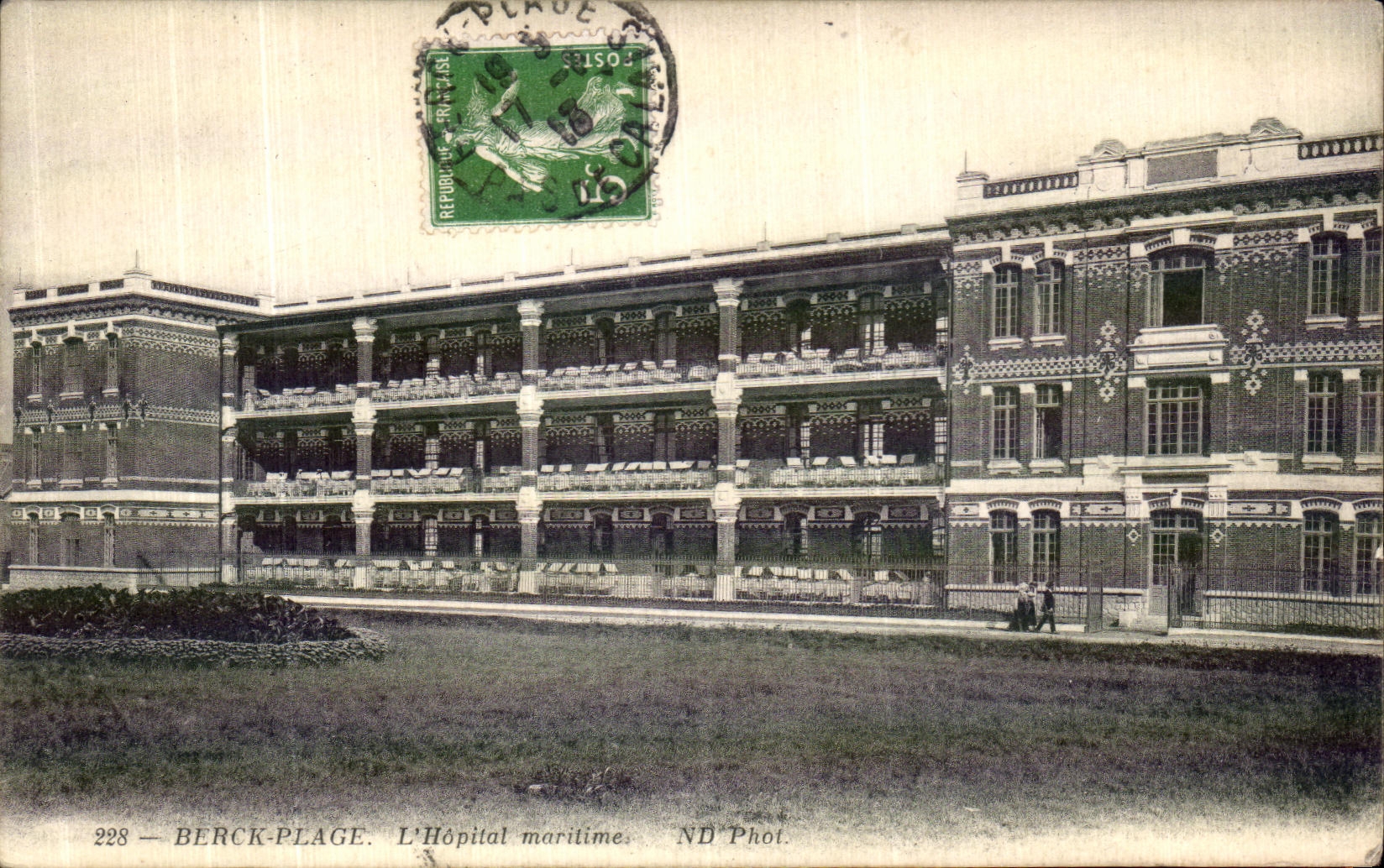 CPA Berck Plage L Hopital maritime