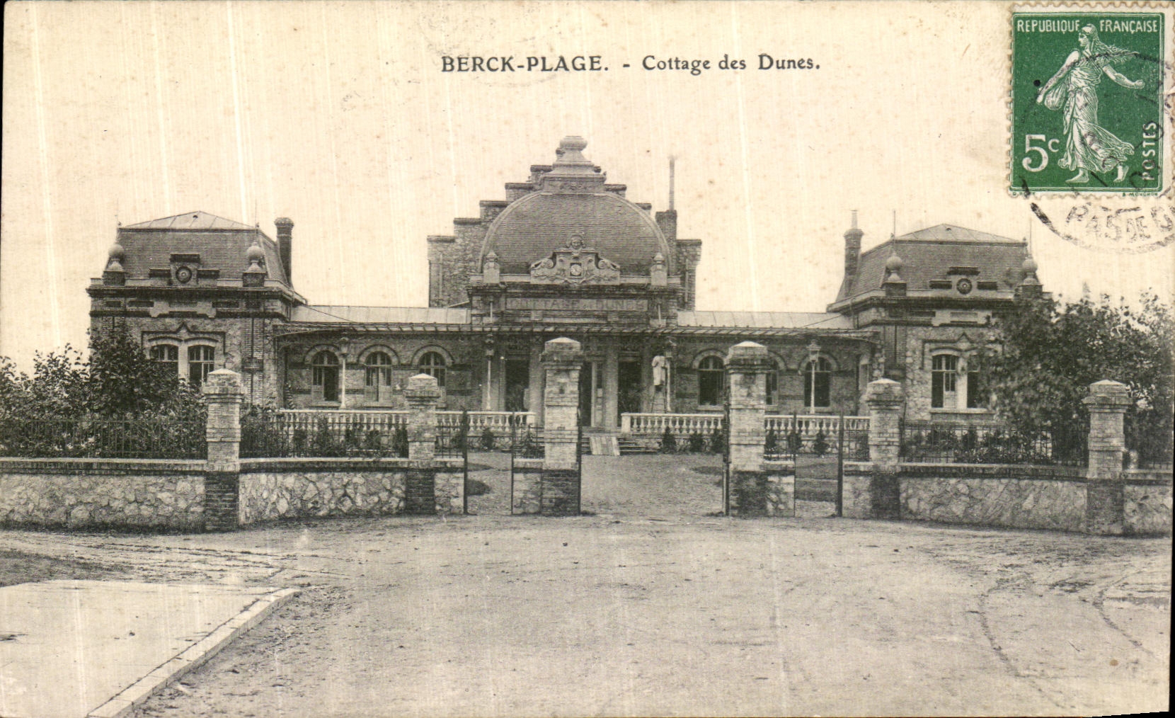 CPA Berck Plage Cottage des Dunes
